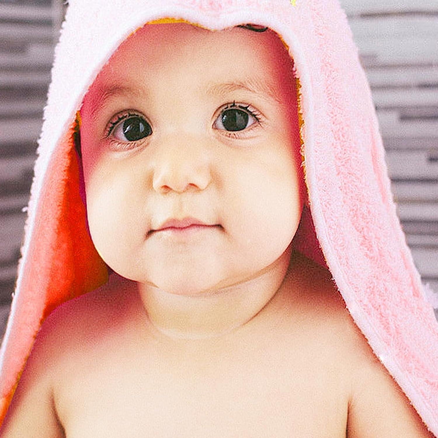 Toalla con Capucha para Bebés IFaryMes Sakura Rosa 80x80cm