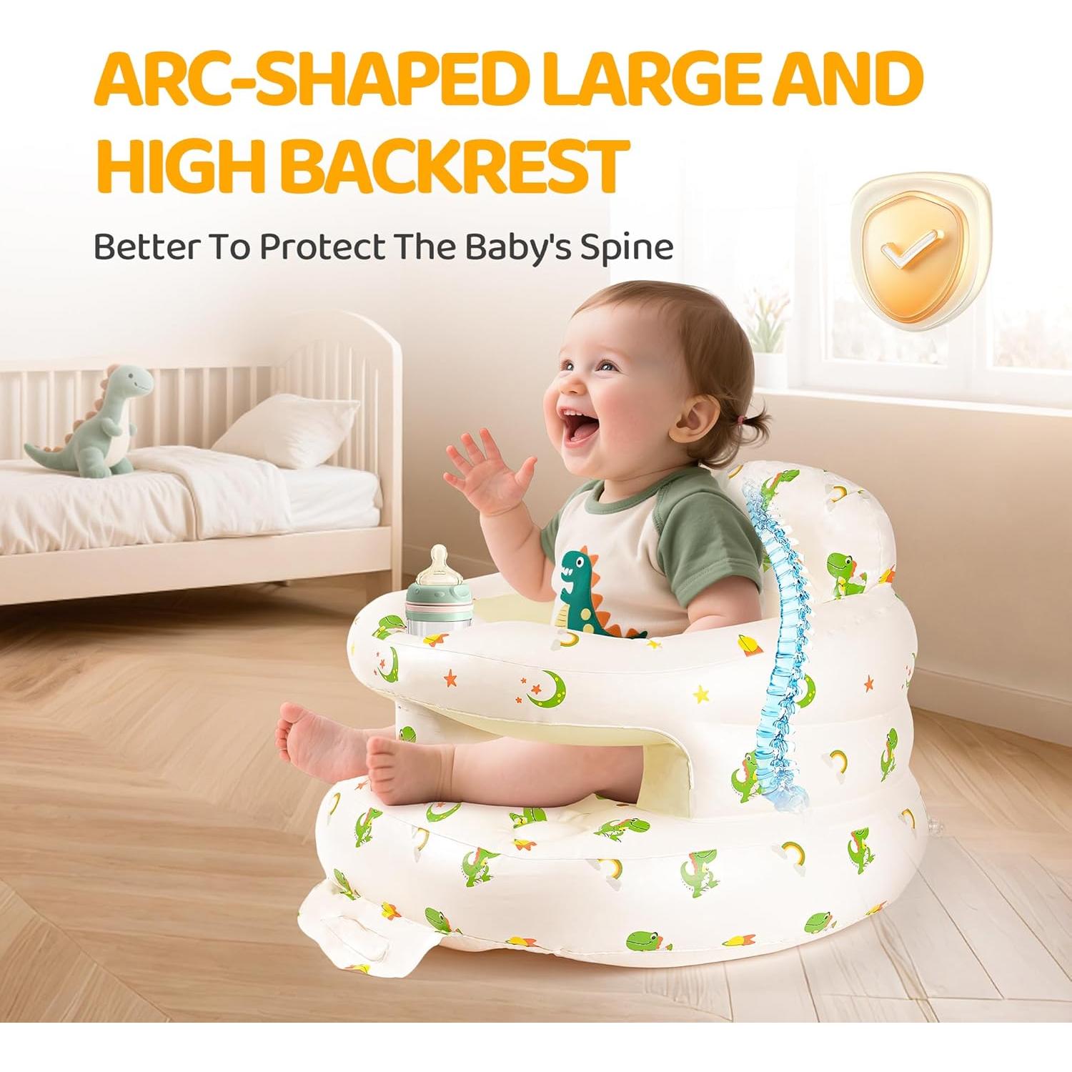 Silla Inflable para Bebés SSyang Dinosaurio 3-36 Meses