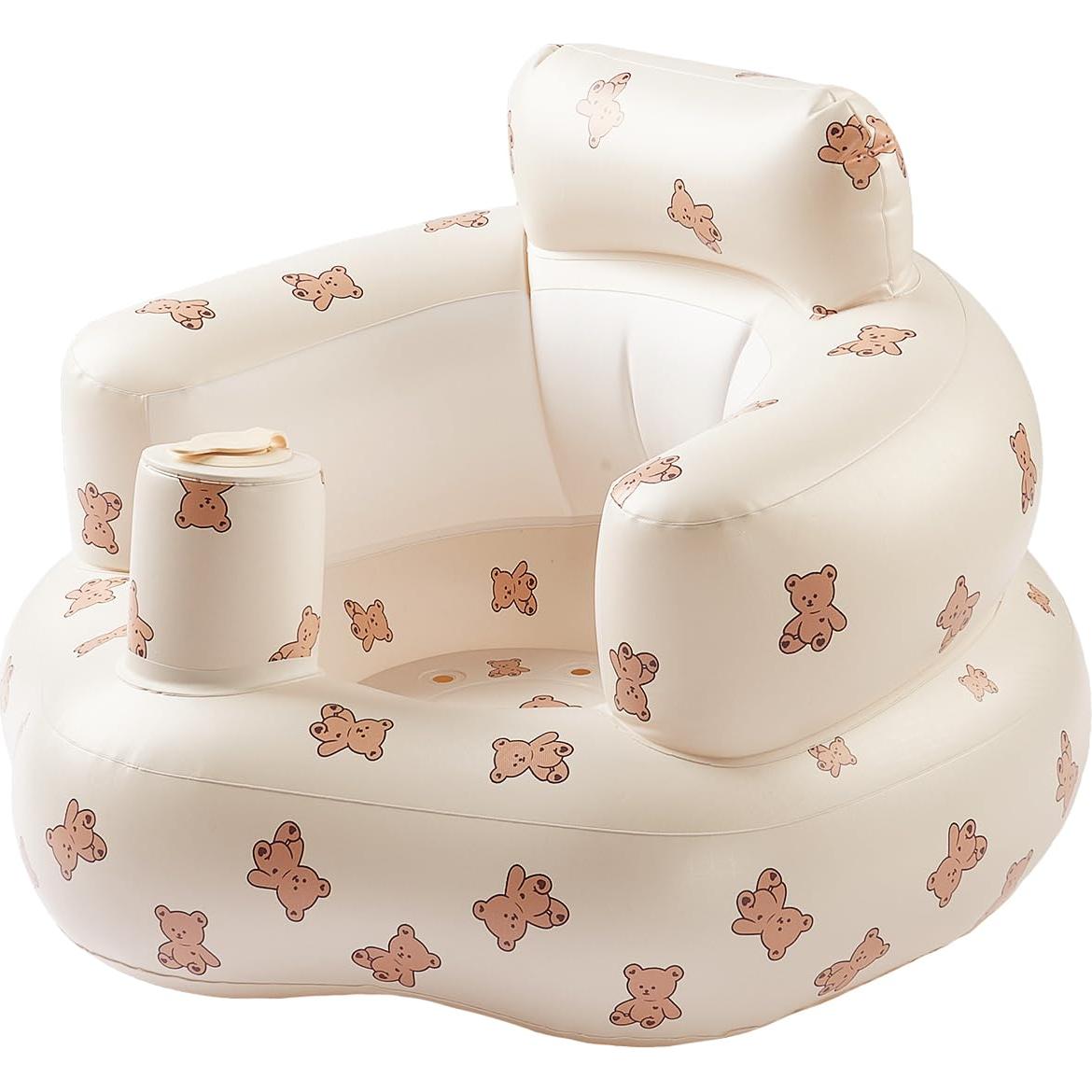 Asiento Inflable para Bebés Babygreat Oso Marrón 0-36 Meses