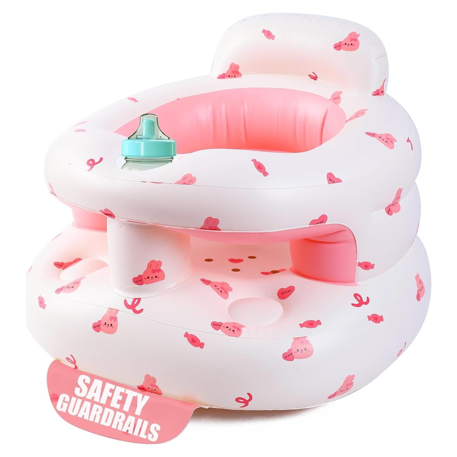 Asiento Inflable Bavbiiy para Bebés 3-36 Meses con Soporte