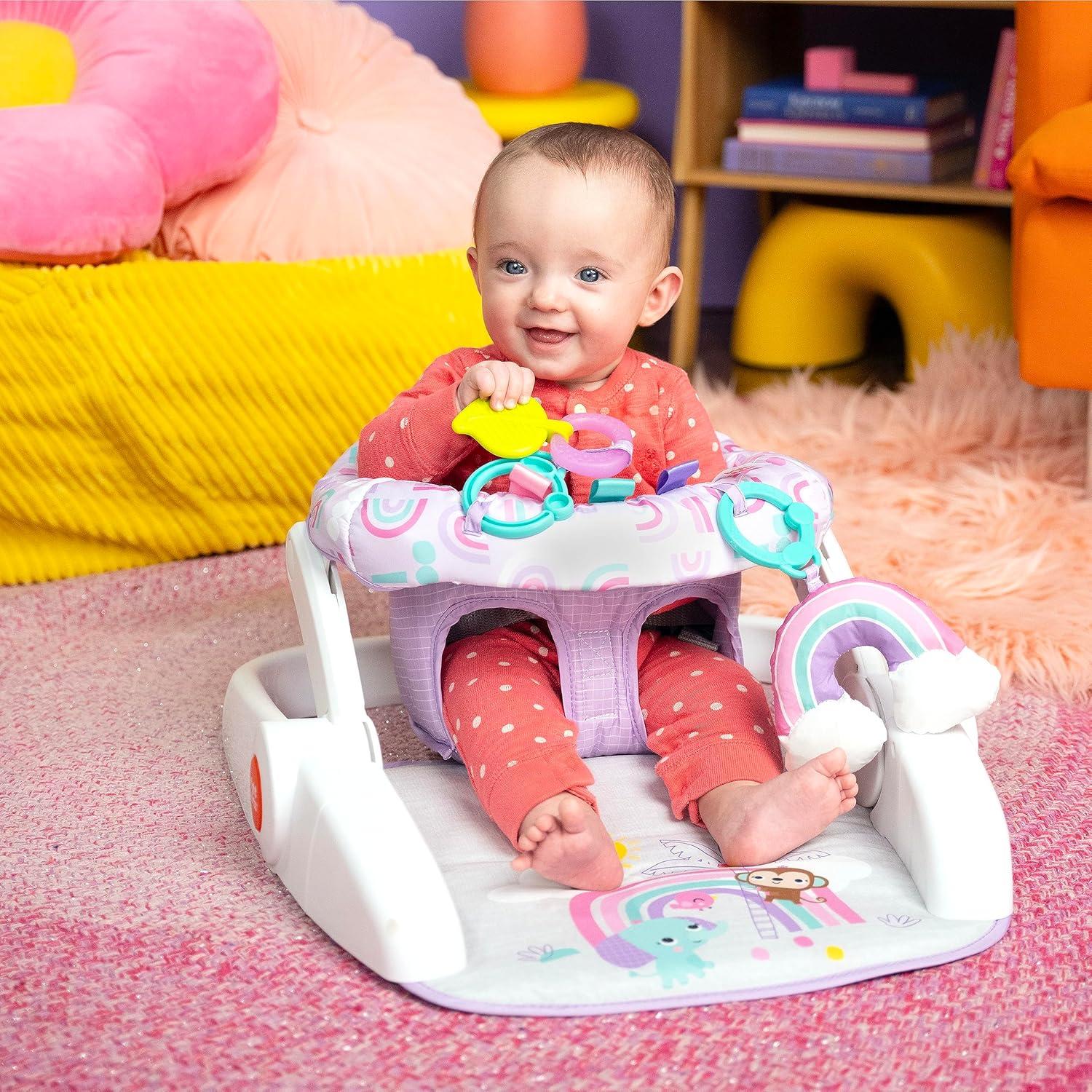 Asiento de Suelo para Bebés Bright Starts Learn-to-Sit 2 Posiciones