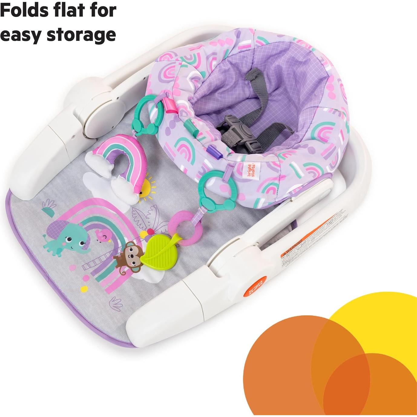 Asiento de Suelo para Bebés Bright Starts Learn-to-Sit 2 Posiciones