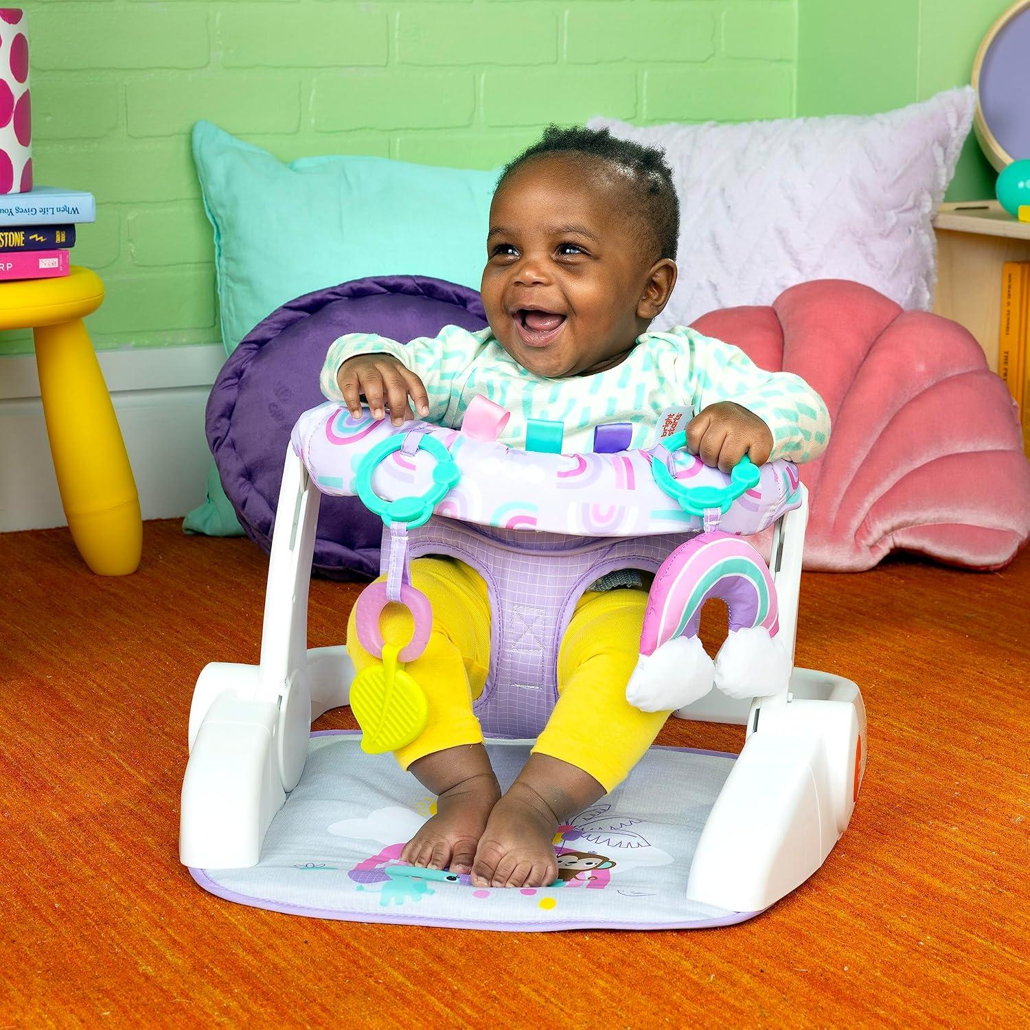 Asiento de Suelo para Bebés Bright Starts Learn-to-Sit 2 Posiciones