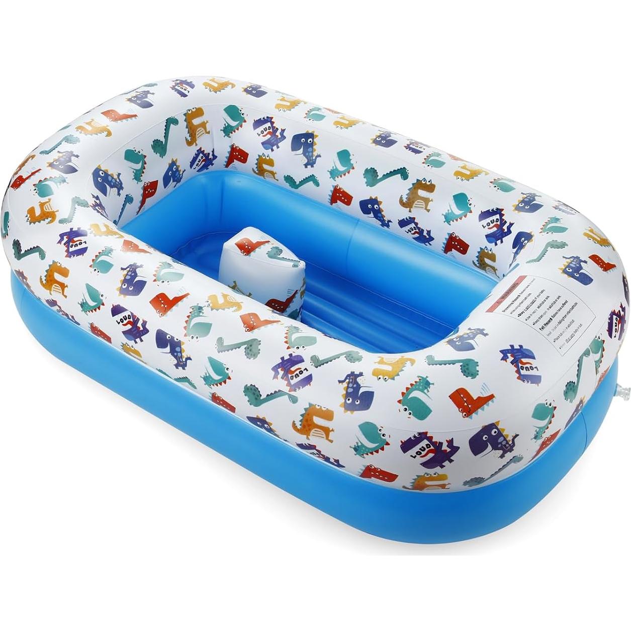 Bañera Inflable Dinosaurio PandaEar para Bebés 0.64kg