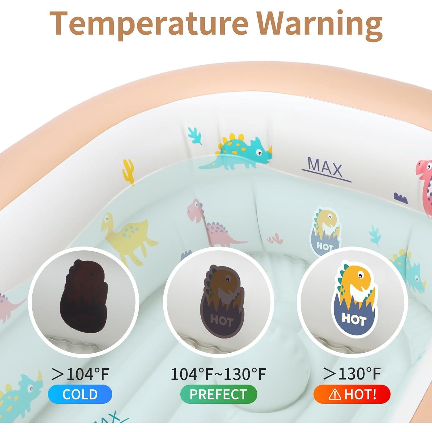 Bañera Inflable para Bebés Swimbobo - PVC Suave y Portátil