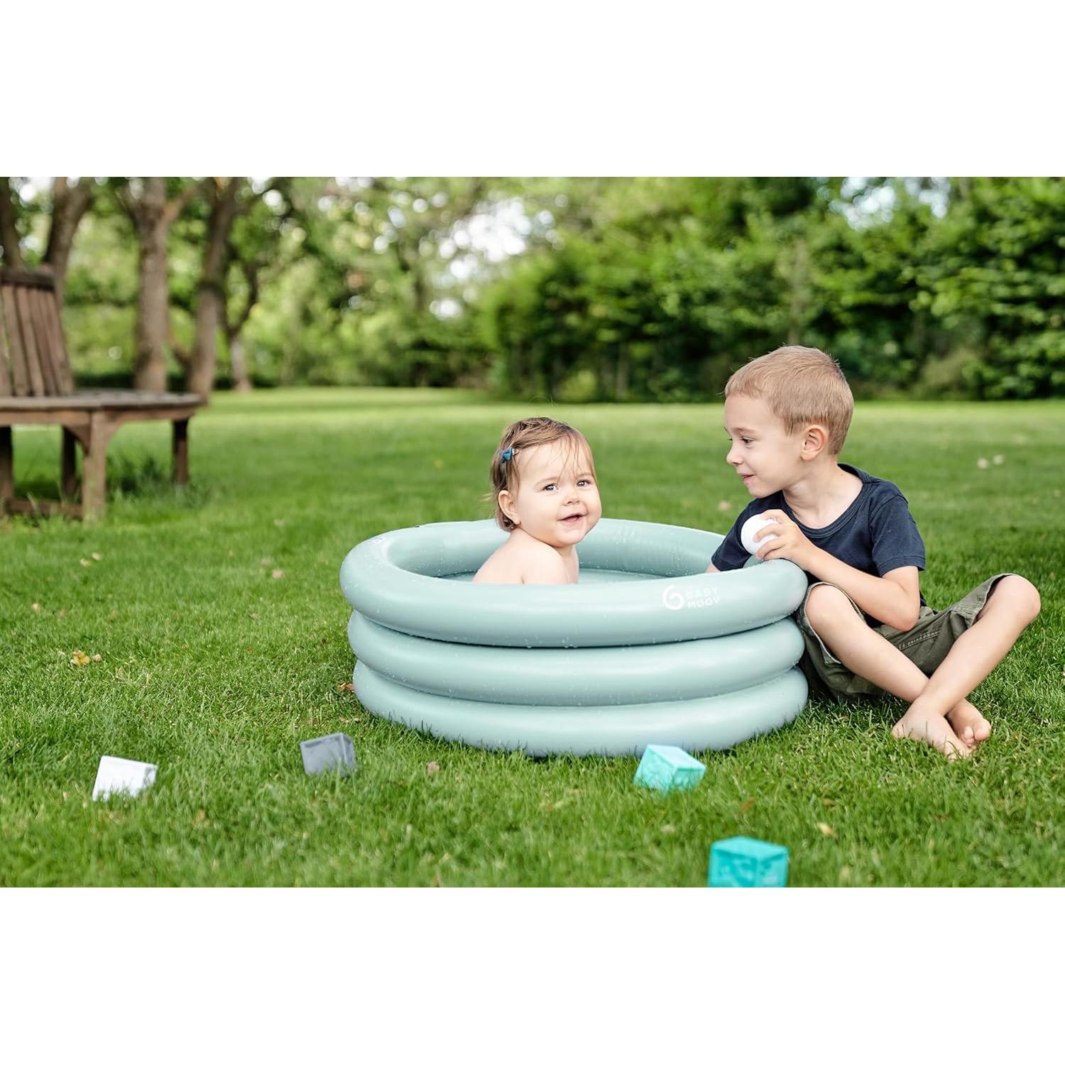 Bañera Inflable Babymoov Aquadots 3 en 1 - Portátil y Segura