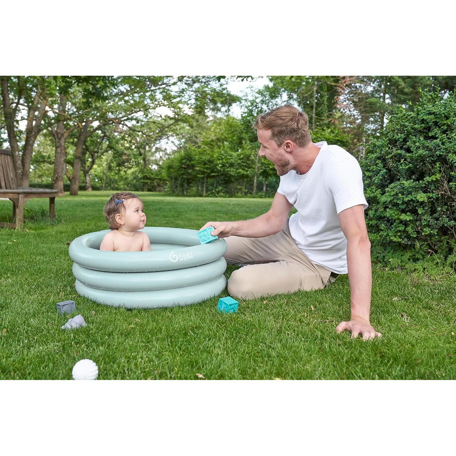 Bañera Inflable Babymoov Aquadots 3 en 1 - Portátil y Segura