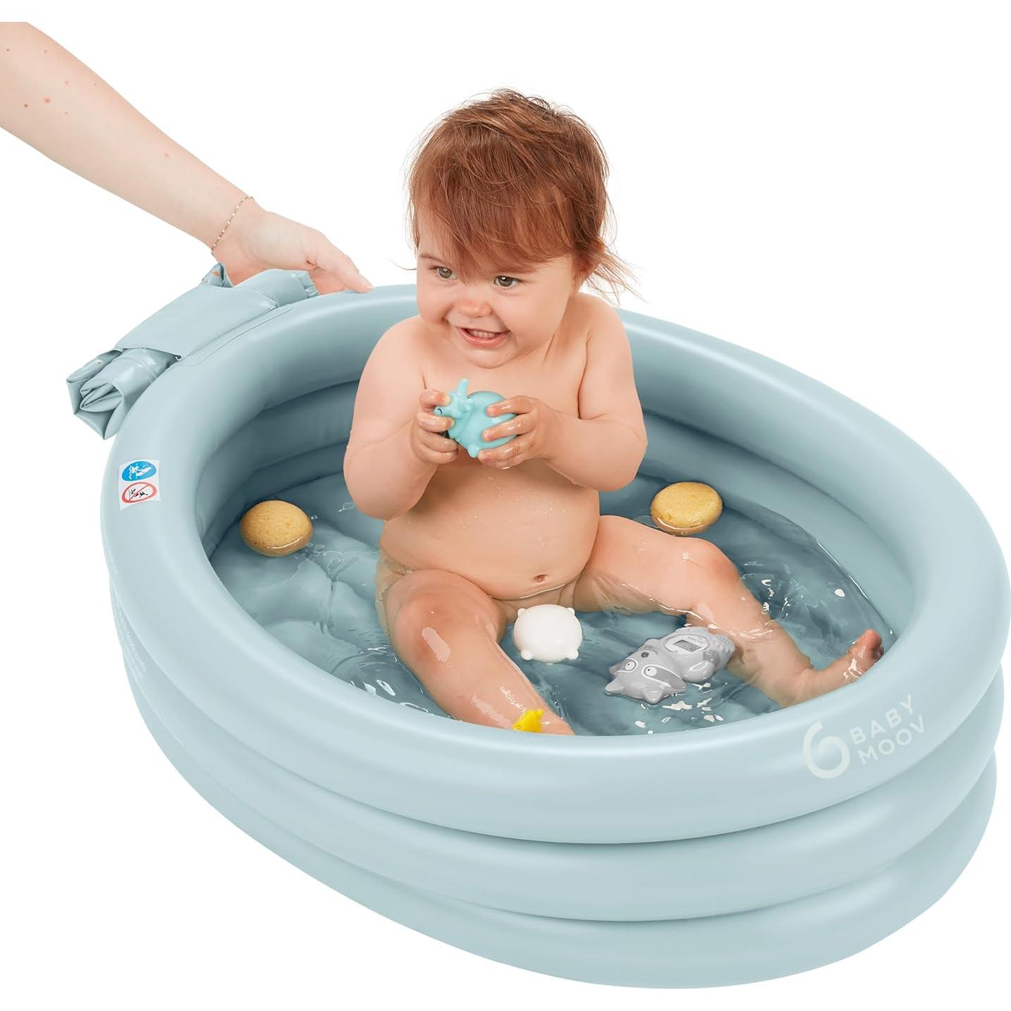 Bañera Inflable Babymoov Aquadots 3 en 1 - Portátil y Segura