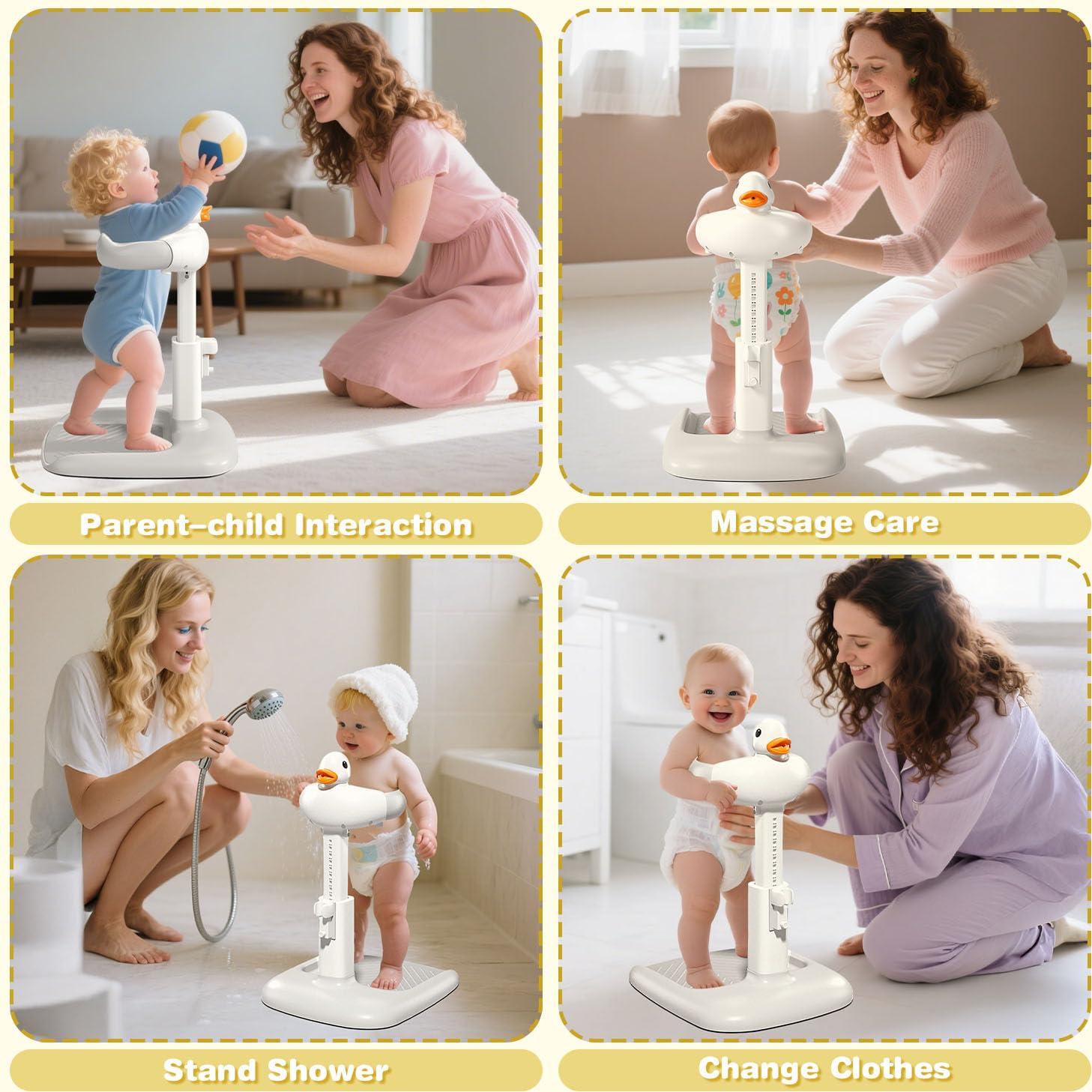 Bañera para Bebés LAIKORE con Soporte Ajustable Gris