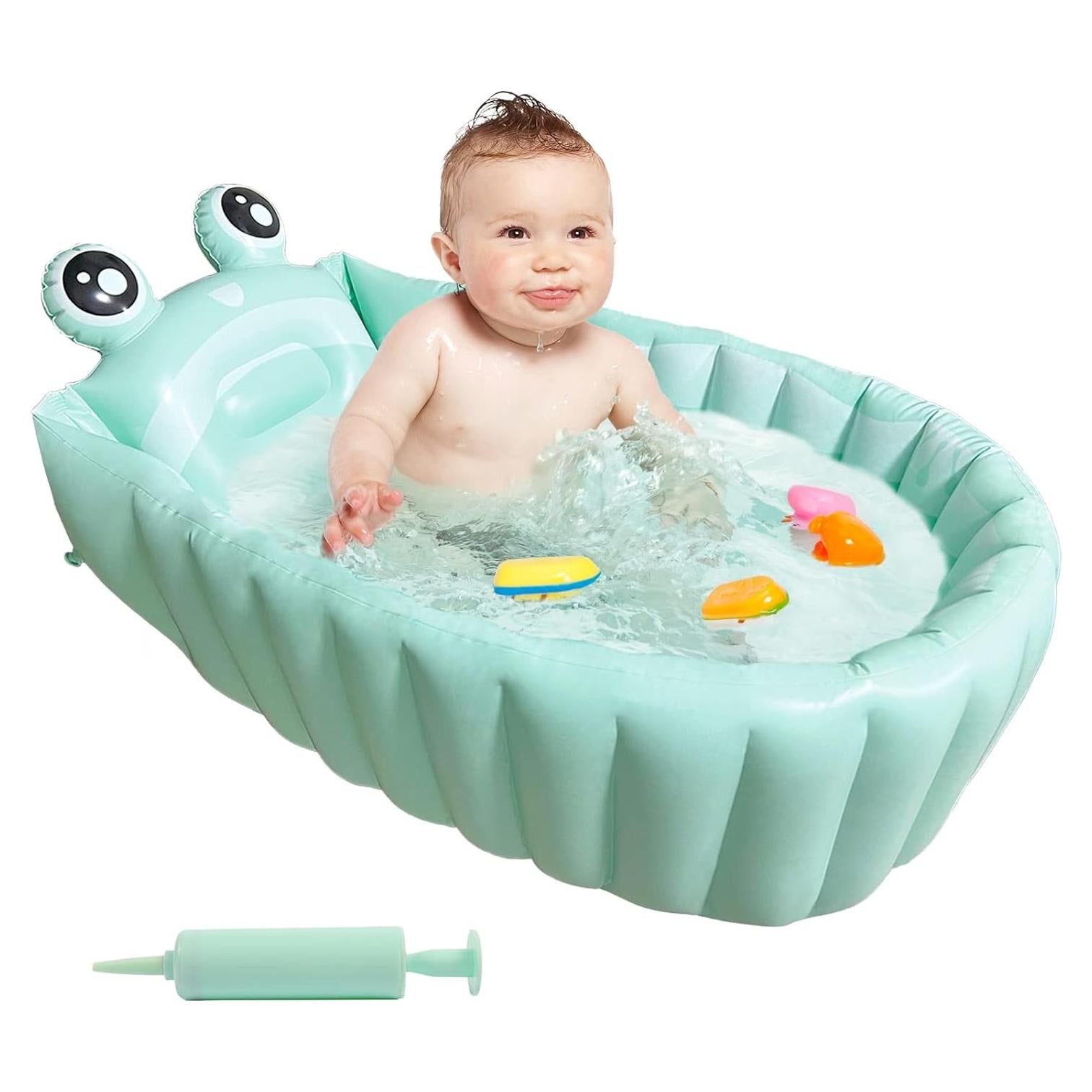 Bañera Inflable HotMax para Bebés Plegable 90x55cm