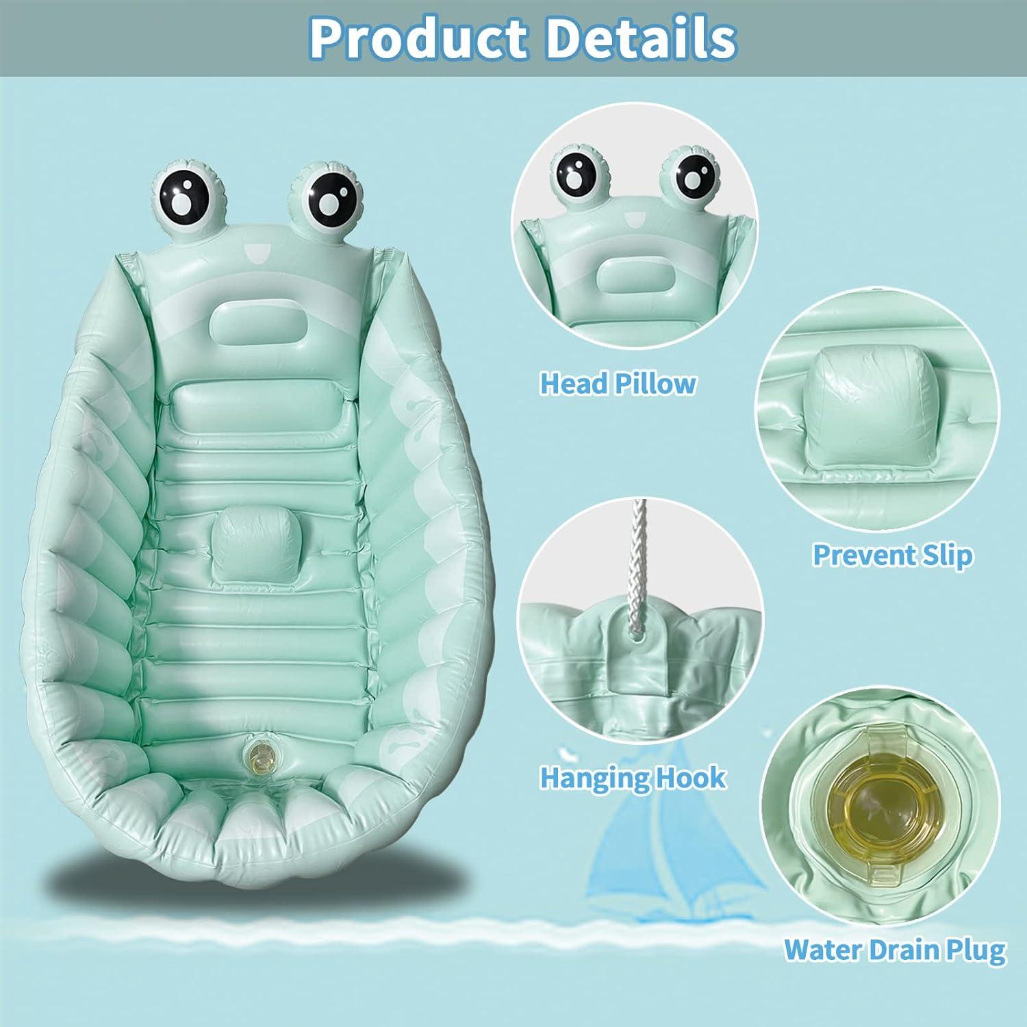 Bañera Inflable HotMax para Bebés Plegable 90x55cm