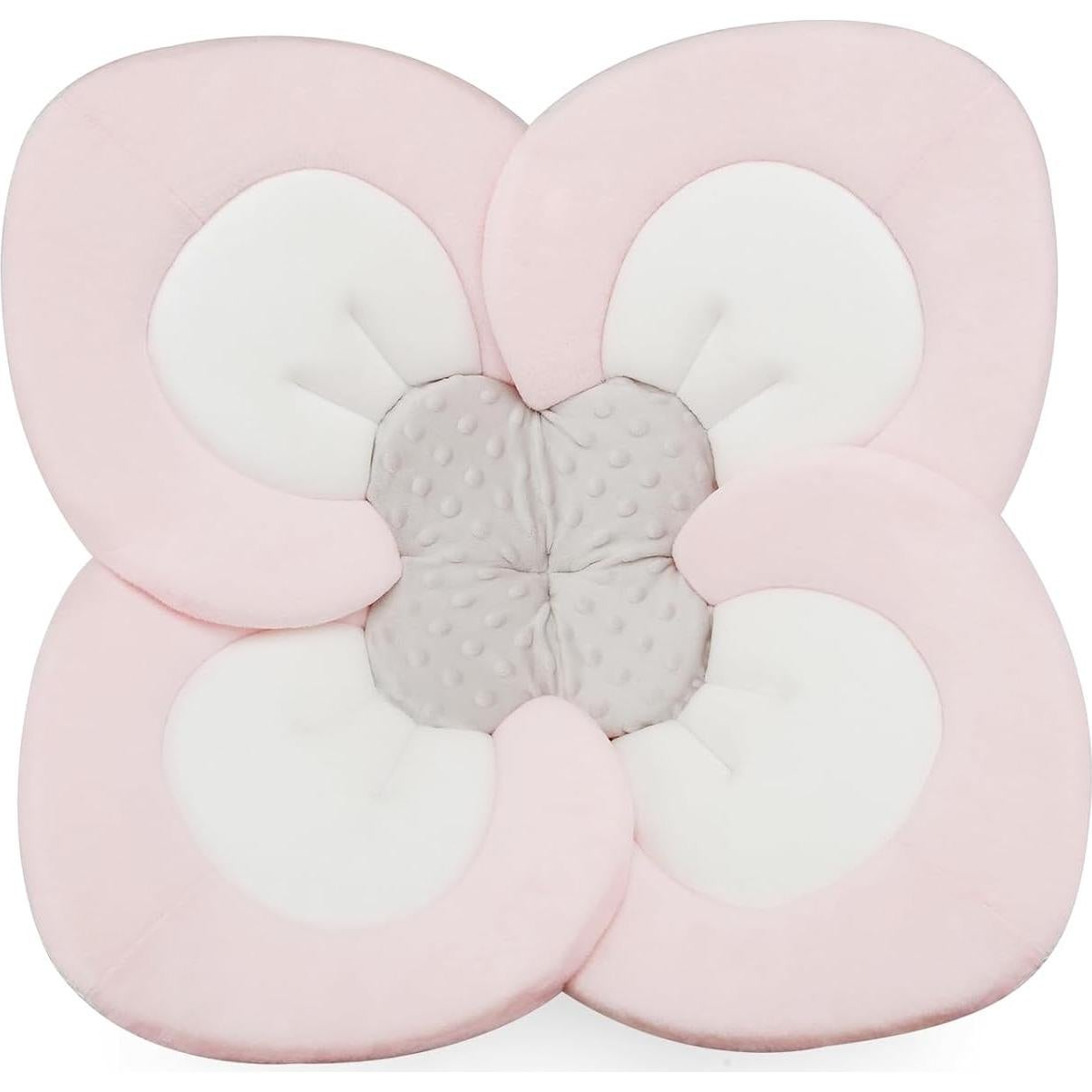Almohadilla de Baño para Bebés PandaEar Rosa Suave y Segura