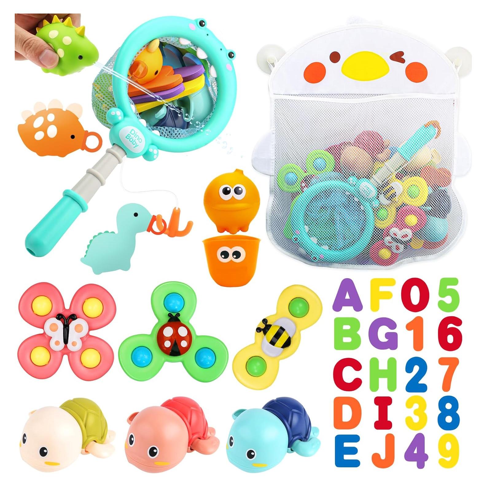Juego de Juguetes de Baño LZZAPJ para Bebés 1-3 Años