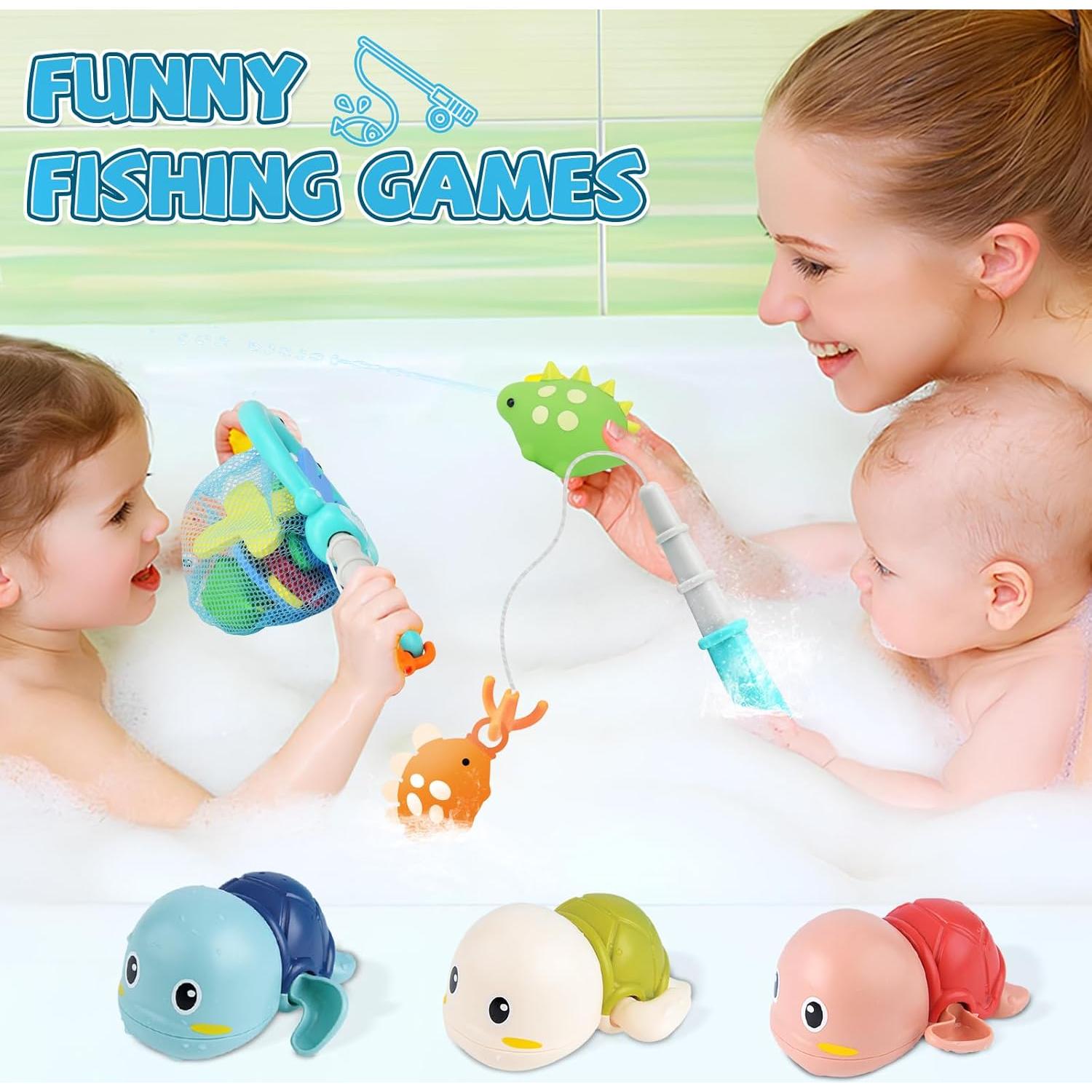 Juego de Juguetes de Baño LZZAPJ para Bebés 1-3 Años