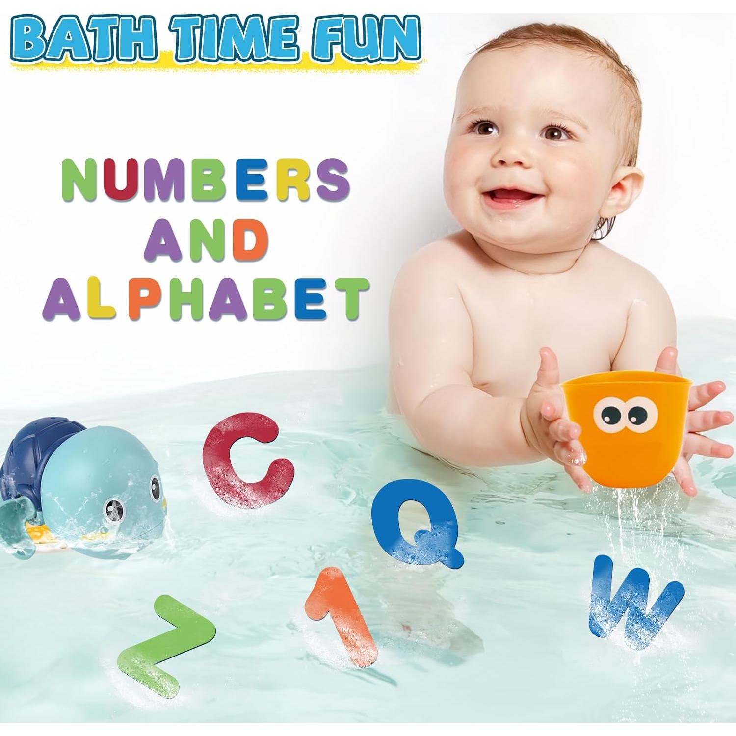 Juego de Juguetes de Baño LZZAPJ para Bebés 1-3 Años