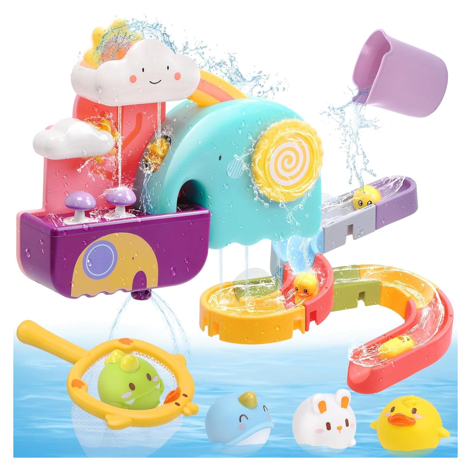 Juguetes de Baño Cute Stone para Bebés - Flotantes y Educativos