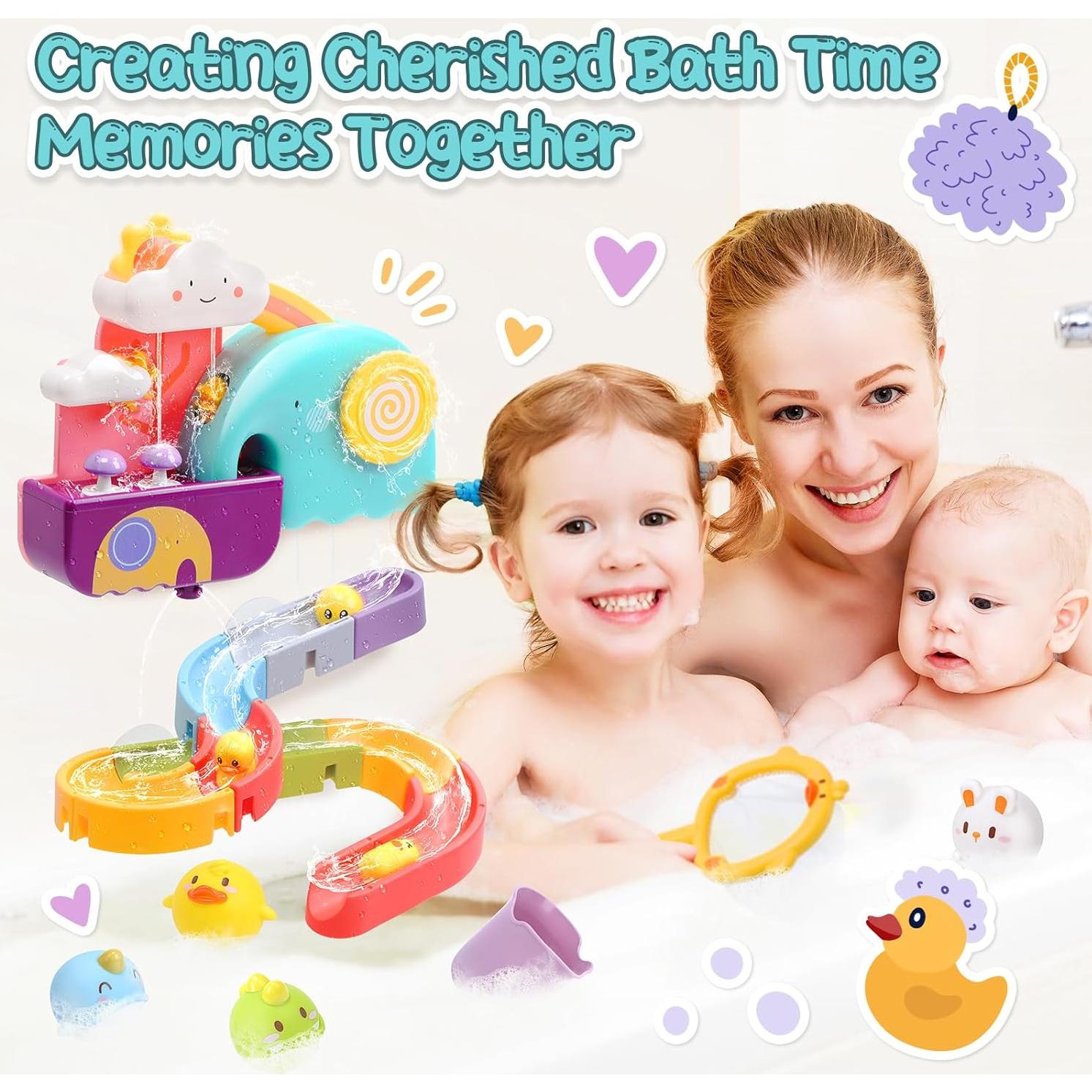 Juguetes de Baño Cute Stone para Bebés - Flotantes y Educativos