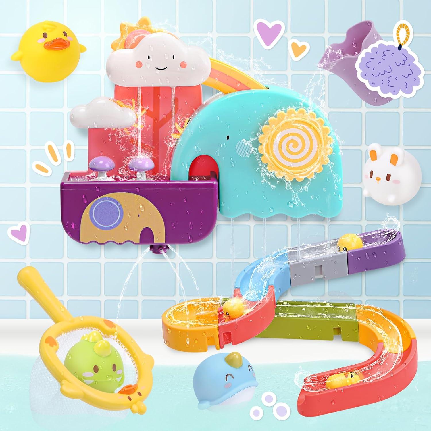 Juguetes de Baño Cute Stone para Bebés - Flotantes y Educativos