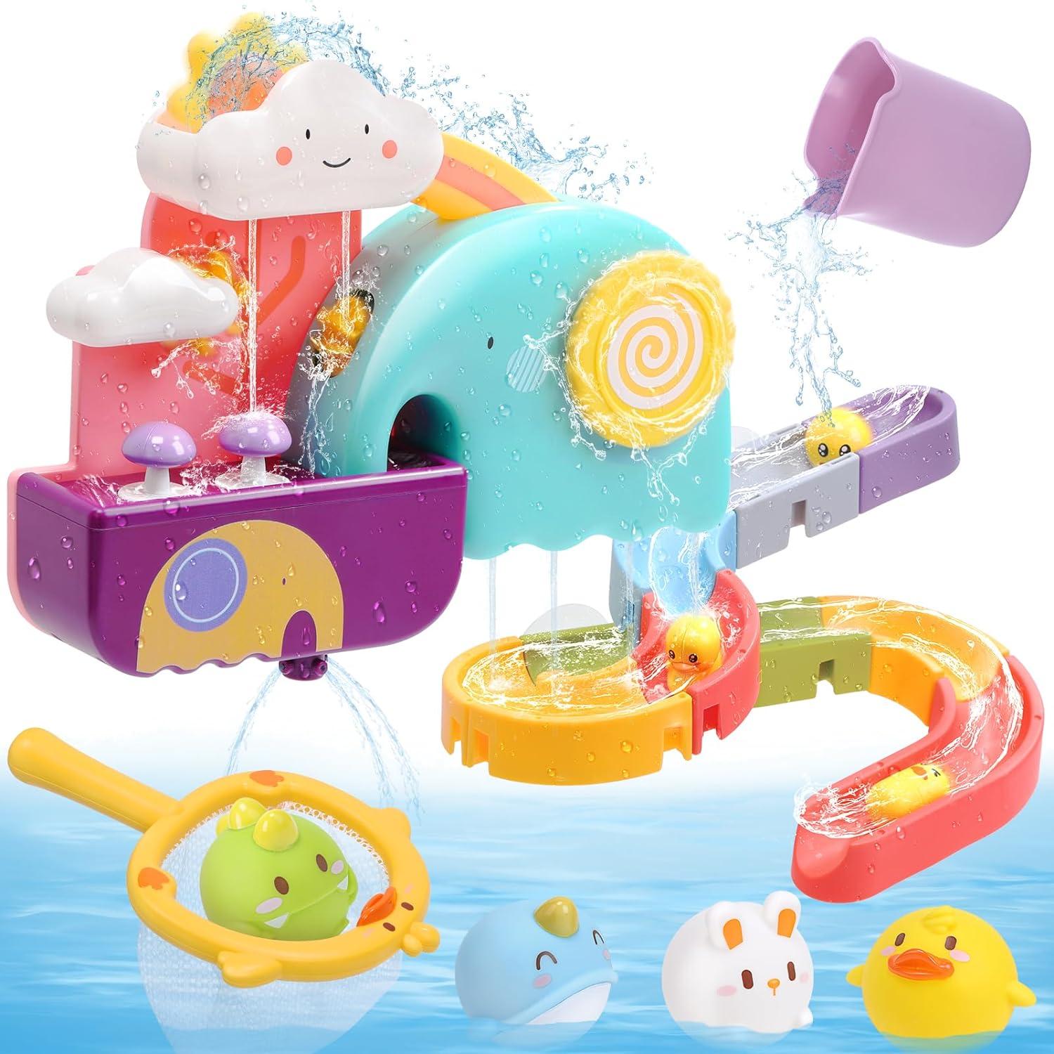 Juguetes de Baño Cute Stone para Bebés - Flotantes y Educativos