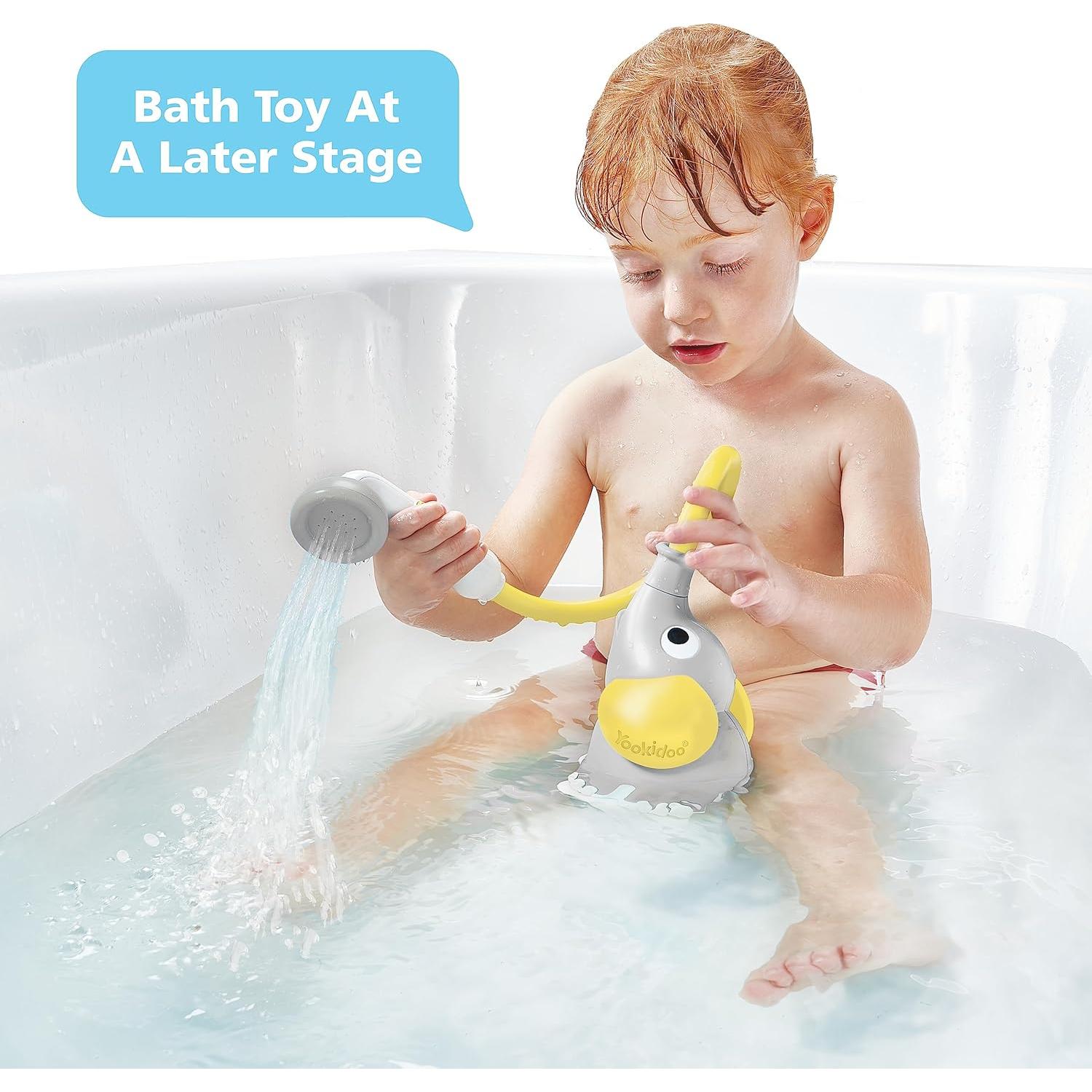 Cabezal de Ducha para Bebé Yookidoo - Elefante con Control de Flujo