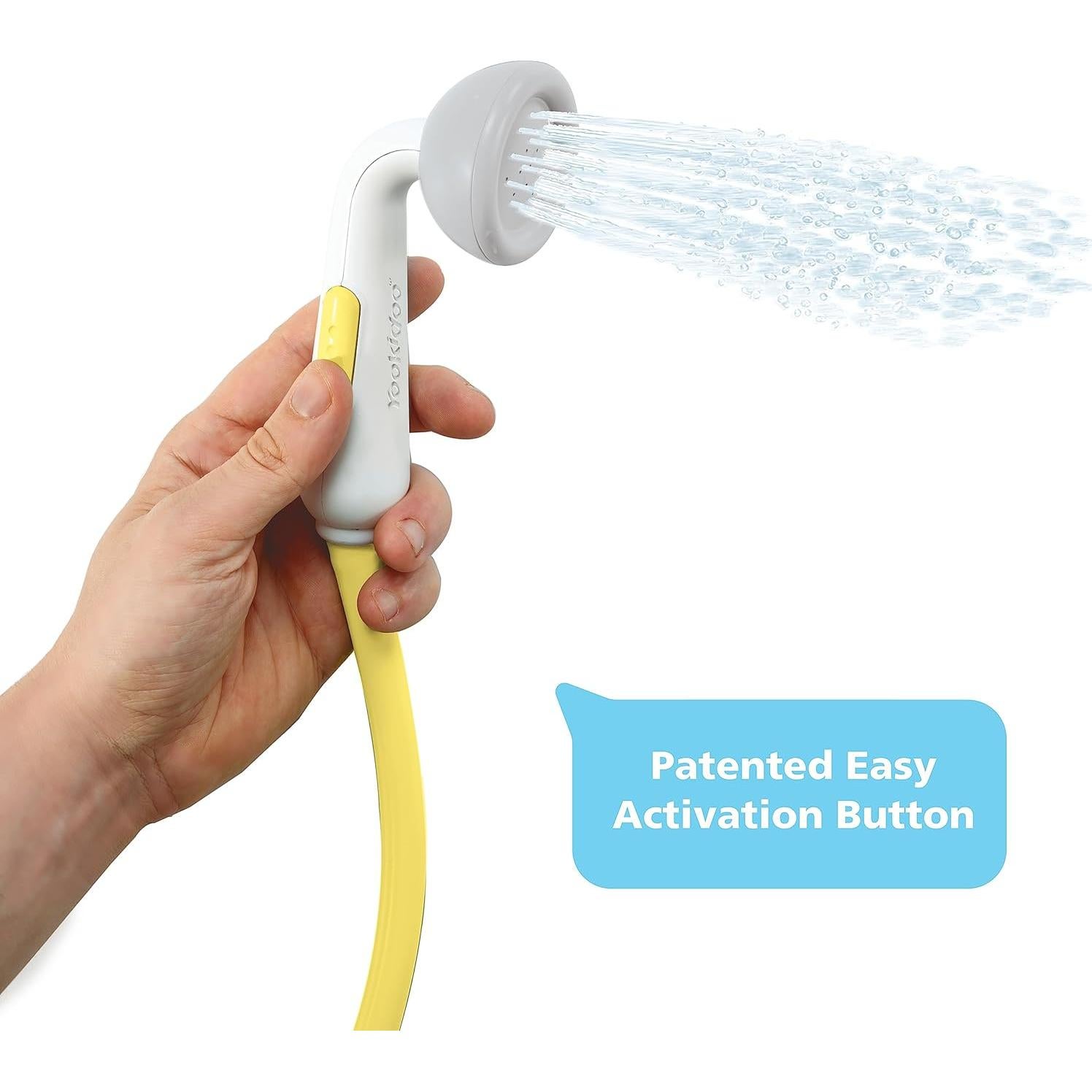 Cabezal de Ducha para Bebé Yookidoo - Elefante con Control de Flujo