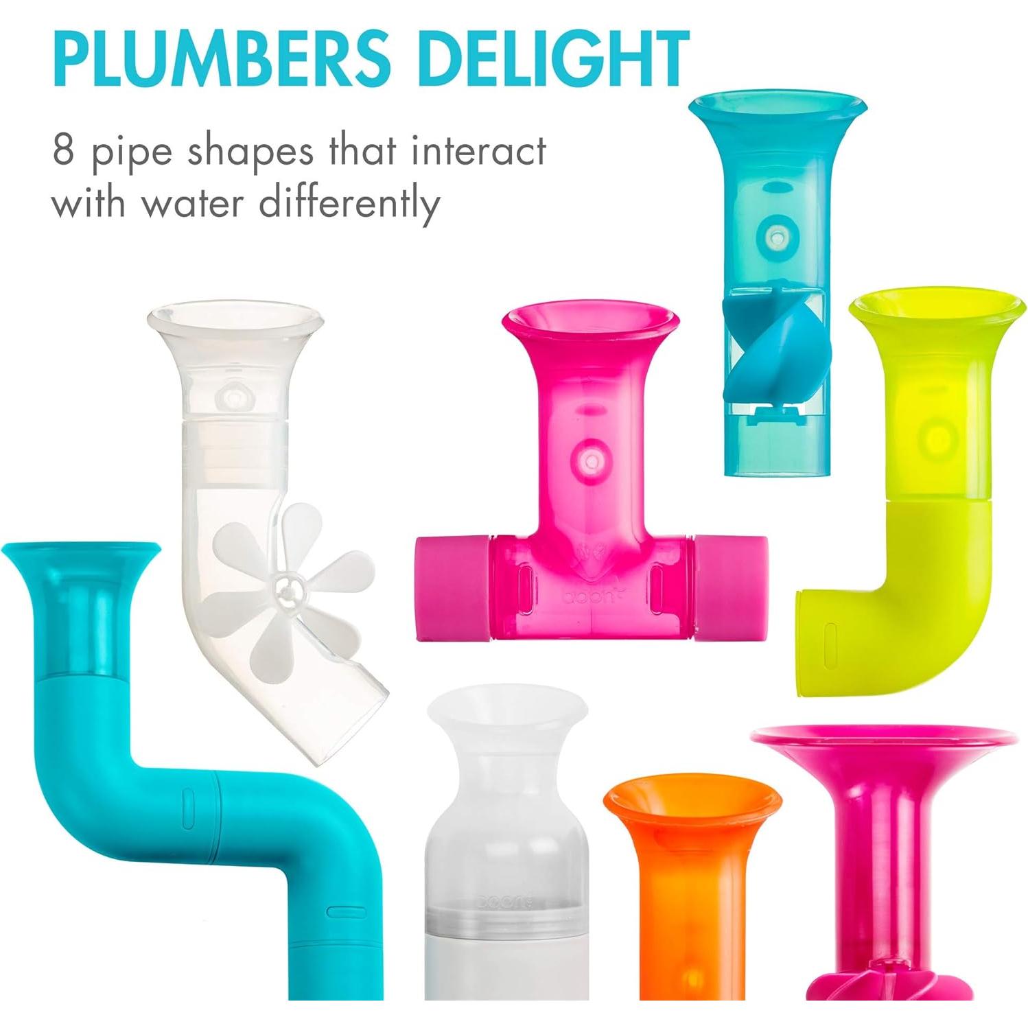 Juguetes de Baño Boon - 13 Piezas para Bebés 12+ Meses