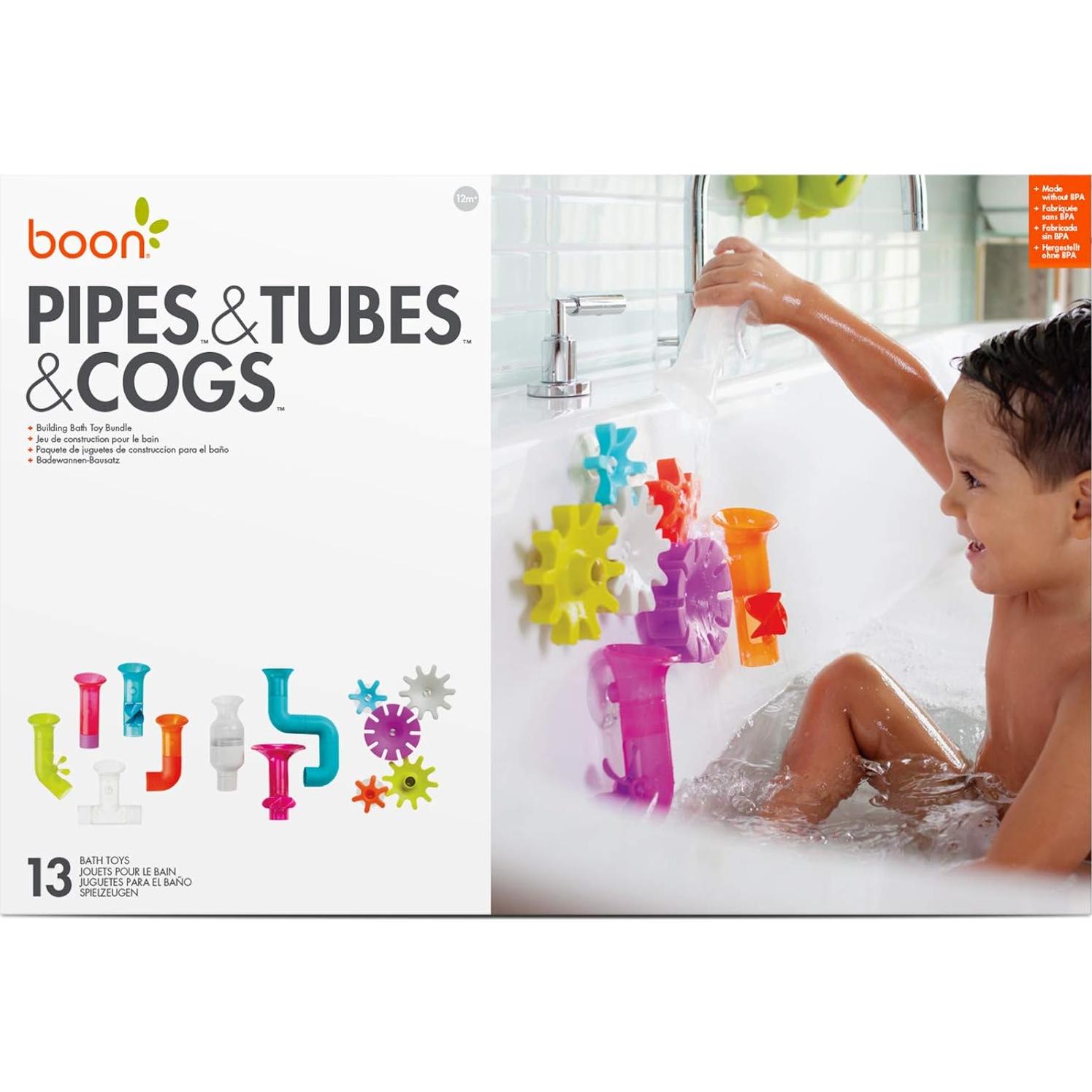 Juguetes de Baño Boon - 13 Piezas para Bebés 12+ Meses
