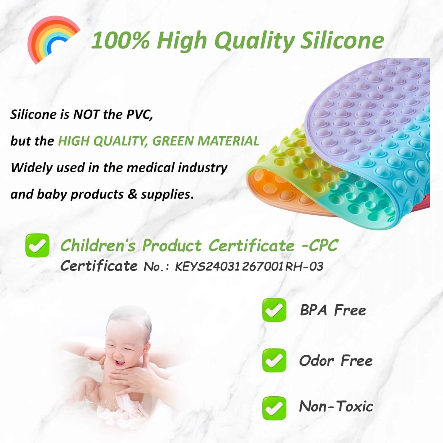 Alfombrilla de Baño Antideslizante Joiyota Arcoíris 68.58x38.1 cm