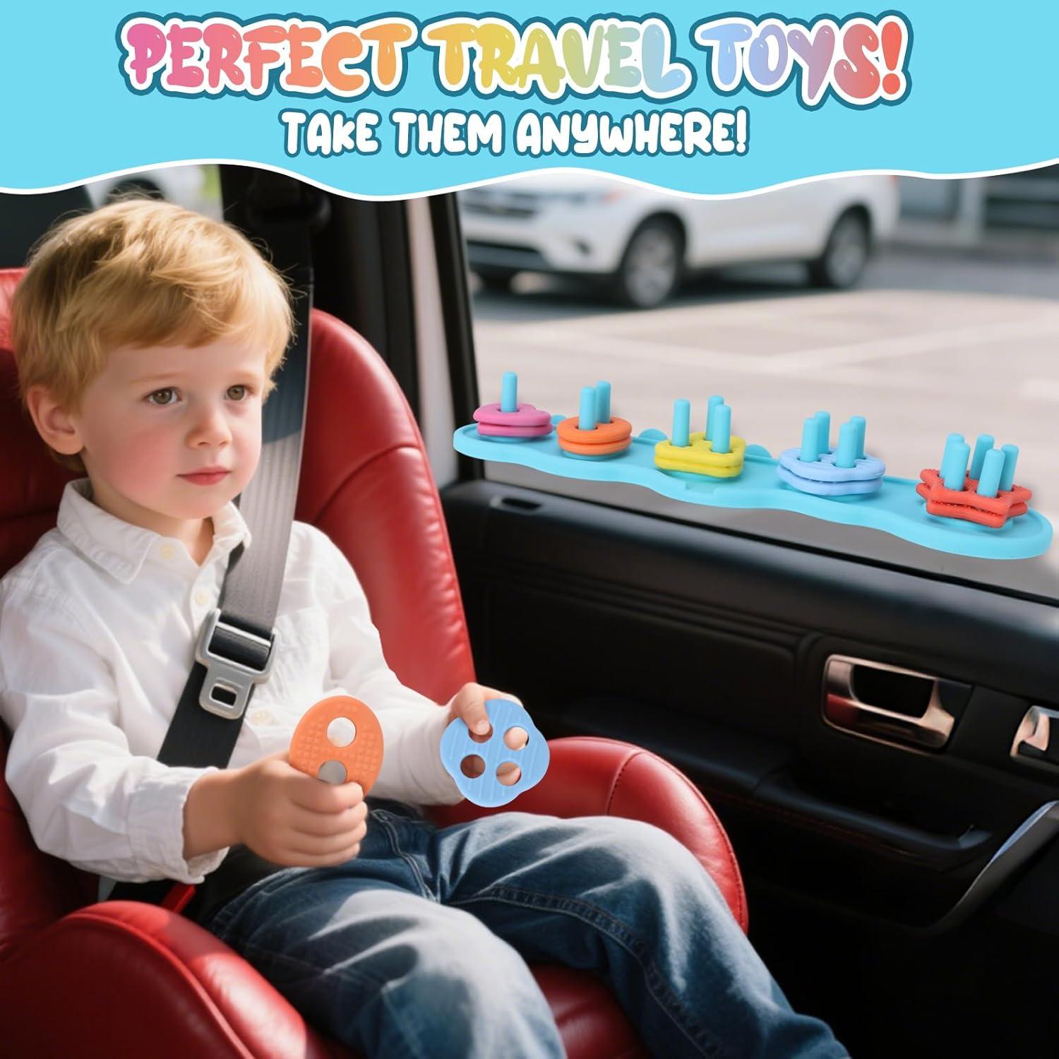 Set de Juguetes de Baño de Silicona para Bebés - 20 Piezas