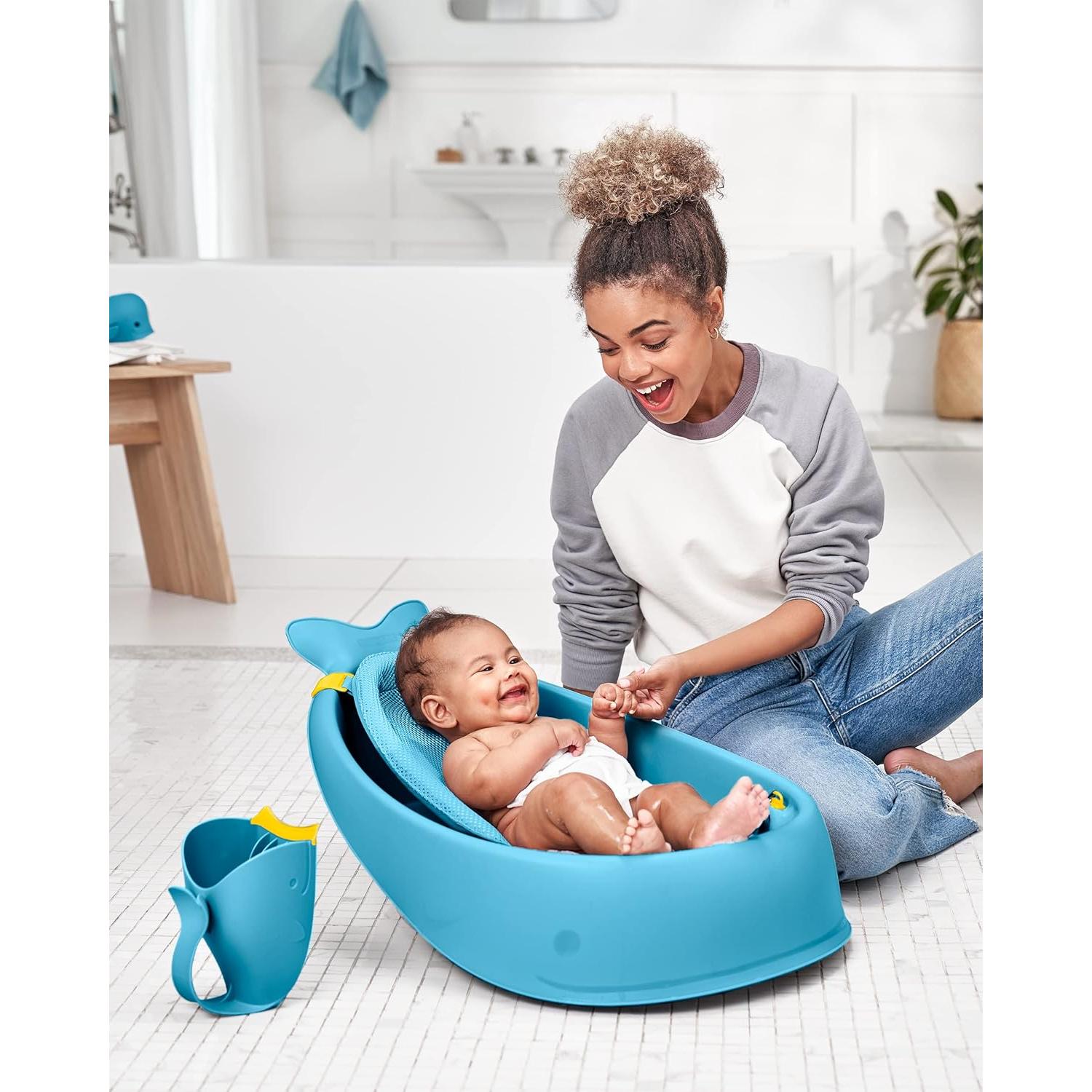 Taza de Enjuague para Baño Skip Hop MOBY Azul 710 mL