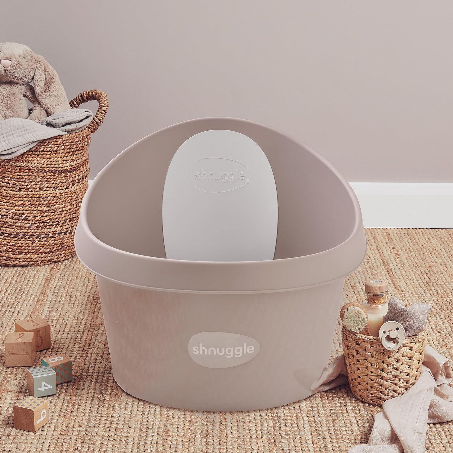 Bañera para Niños Shnuggle Beige Taupe 70.5x50cm Antideslizante