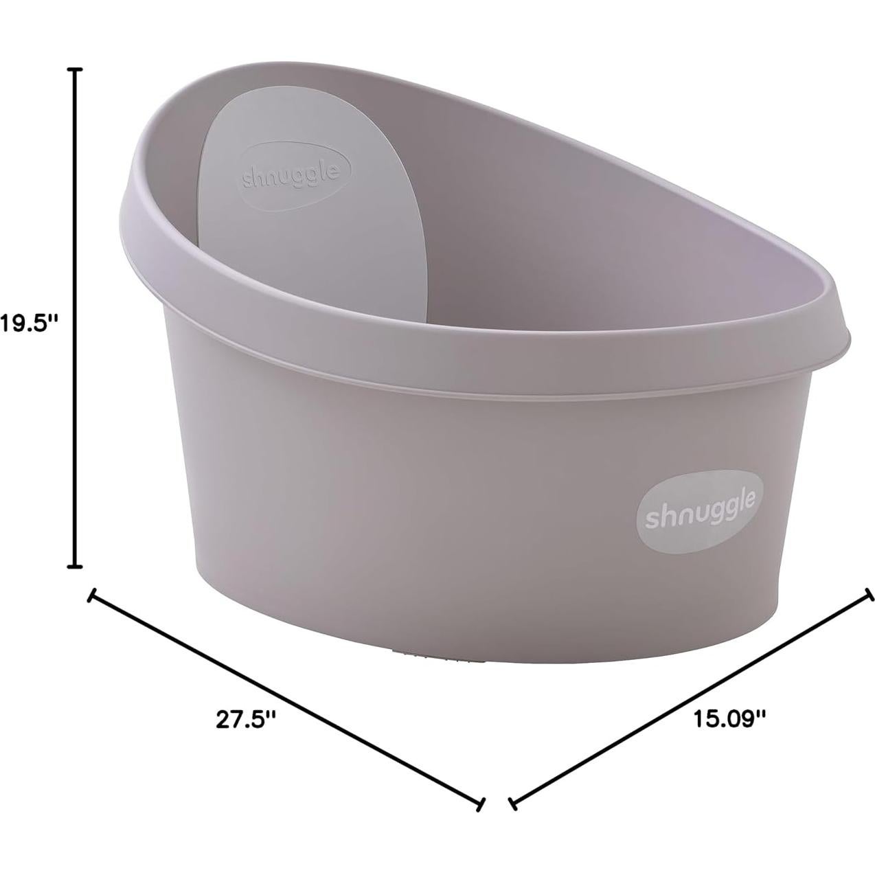 Bañera para Niños Shnuggle Beige Taupe 70.5x50cm Antideslizante