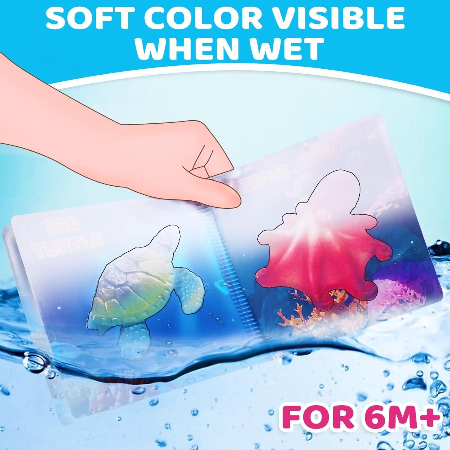 Paquete de 6 Juguetes de Baño Iluminados KarberDark