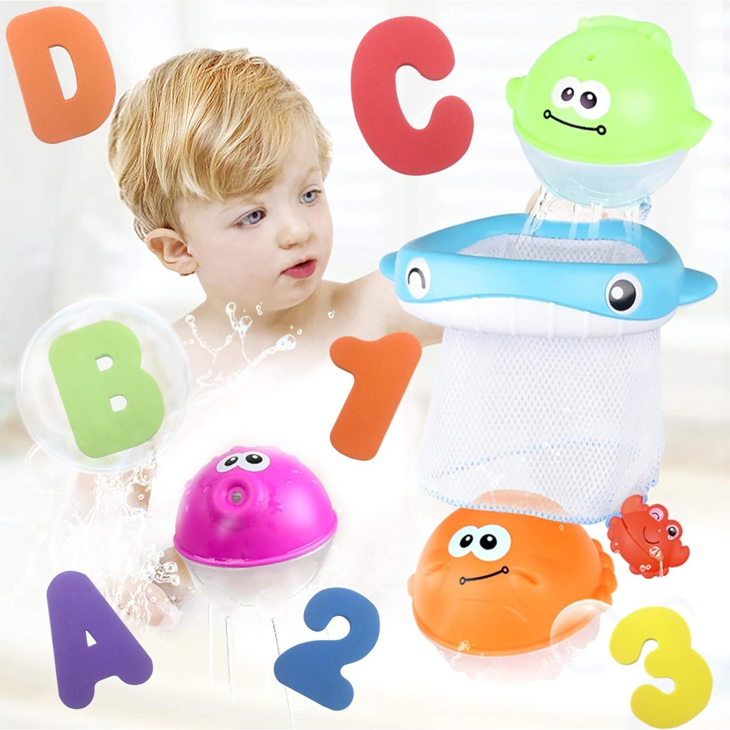 Conjunto de Juguetes de Baño Ingbaby con Letras y Números