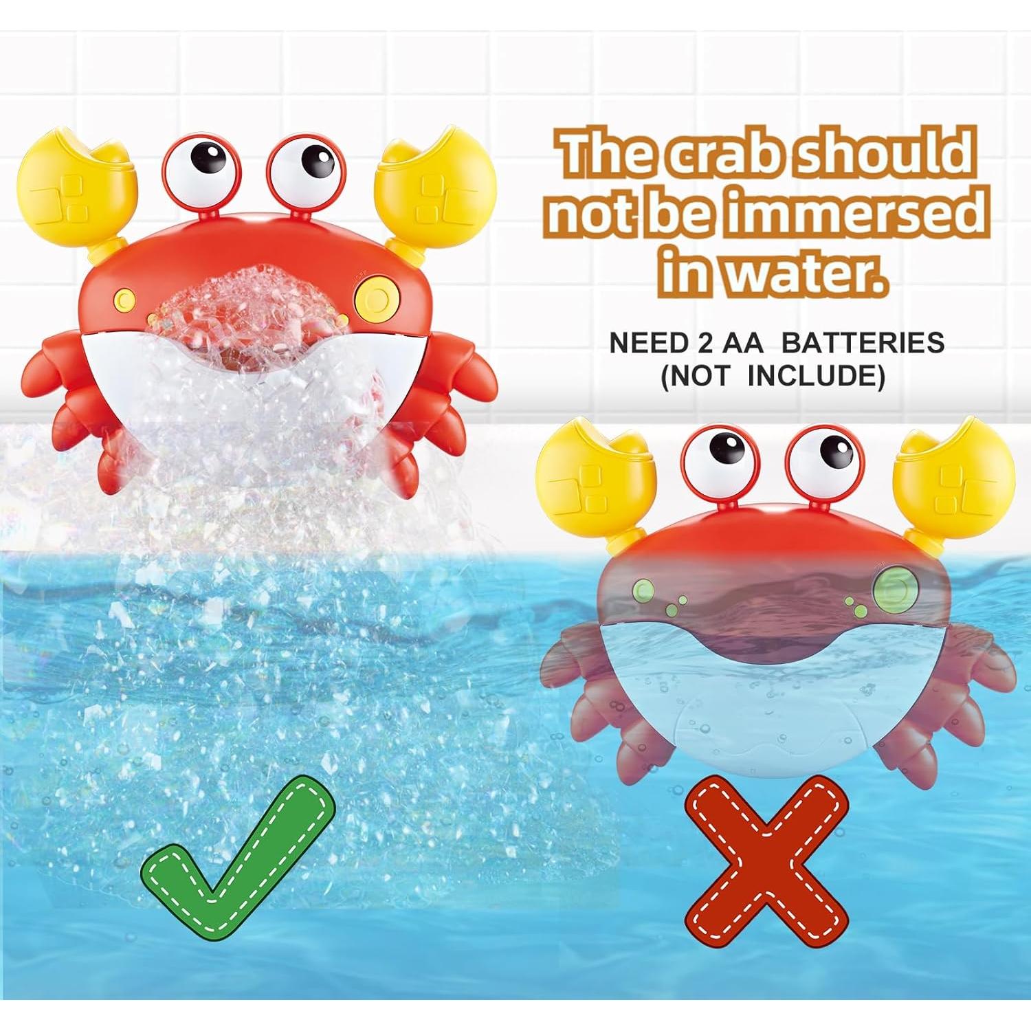 Juguetes de baño de burbujas 8818A con música y 3 juguetes