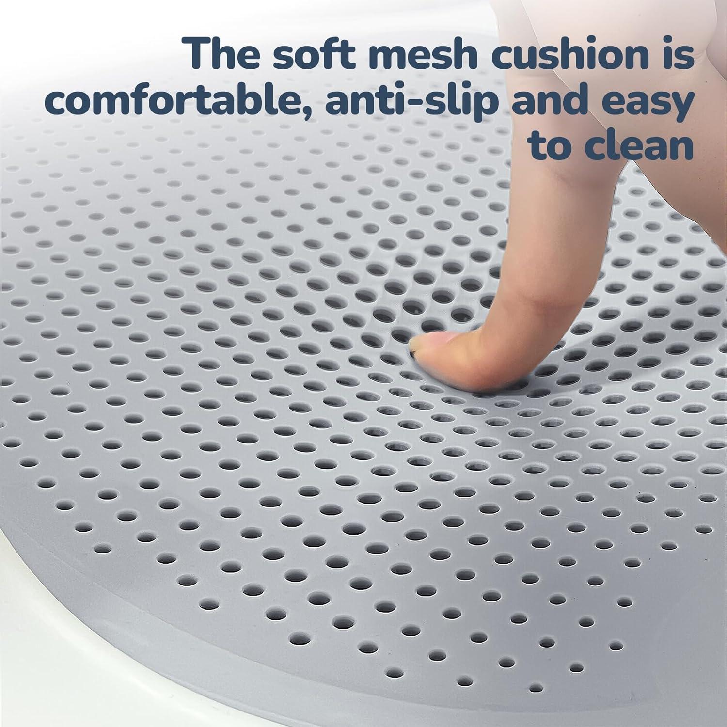 Asiento de Baño Antideslizante TOSGN para Bebés 6-24 Meses