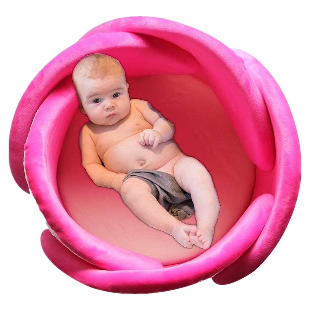 Cojín de Baño para Bebés Lotus Rosa Fucsia 80x80 cm