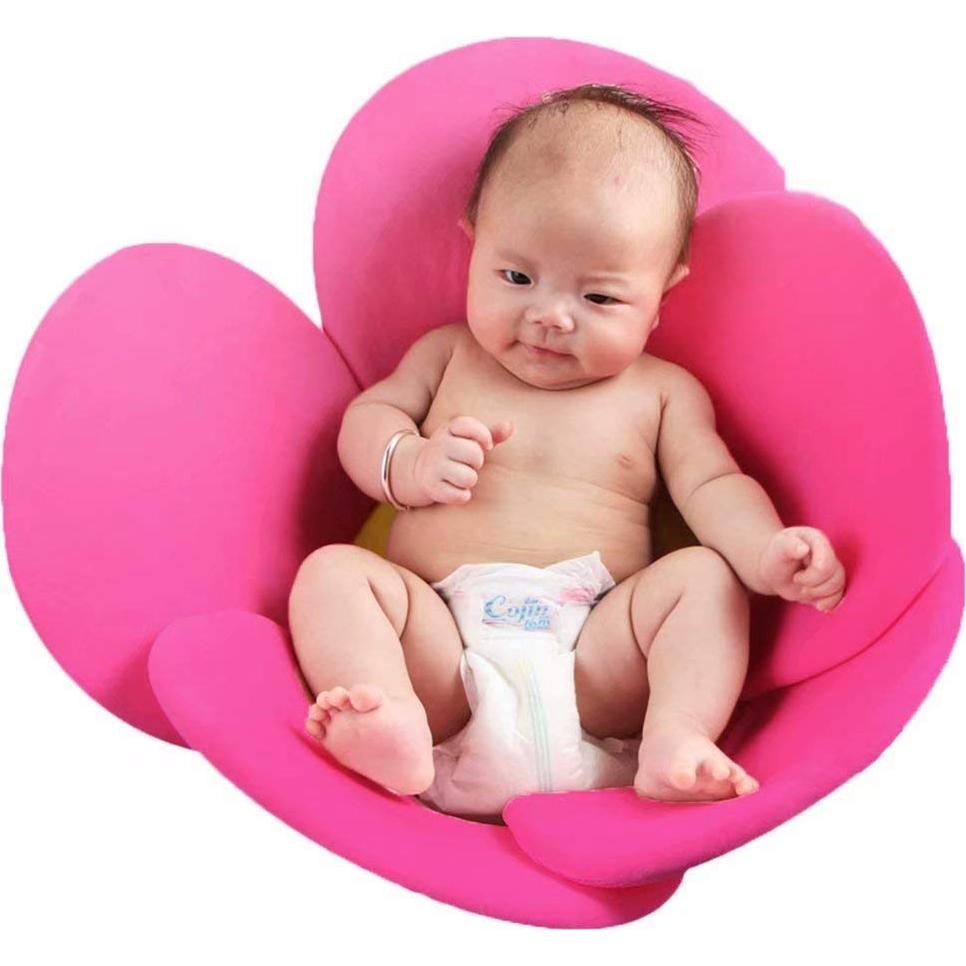 Cojín de Baño para Bebés Lotus Rosa Fucsia 80x80 cm