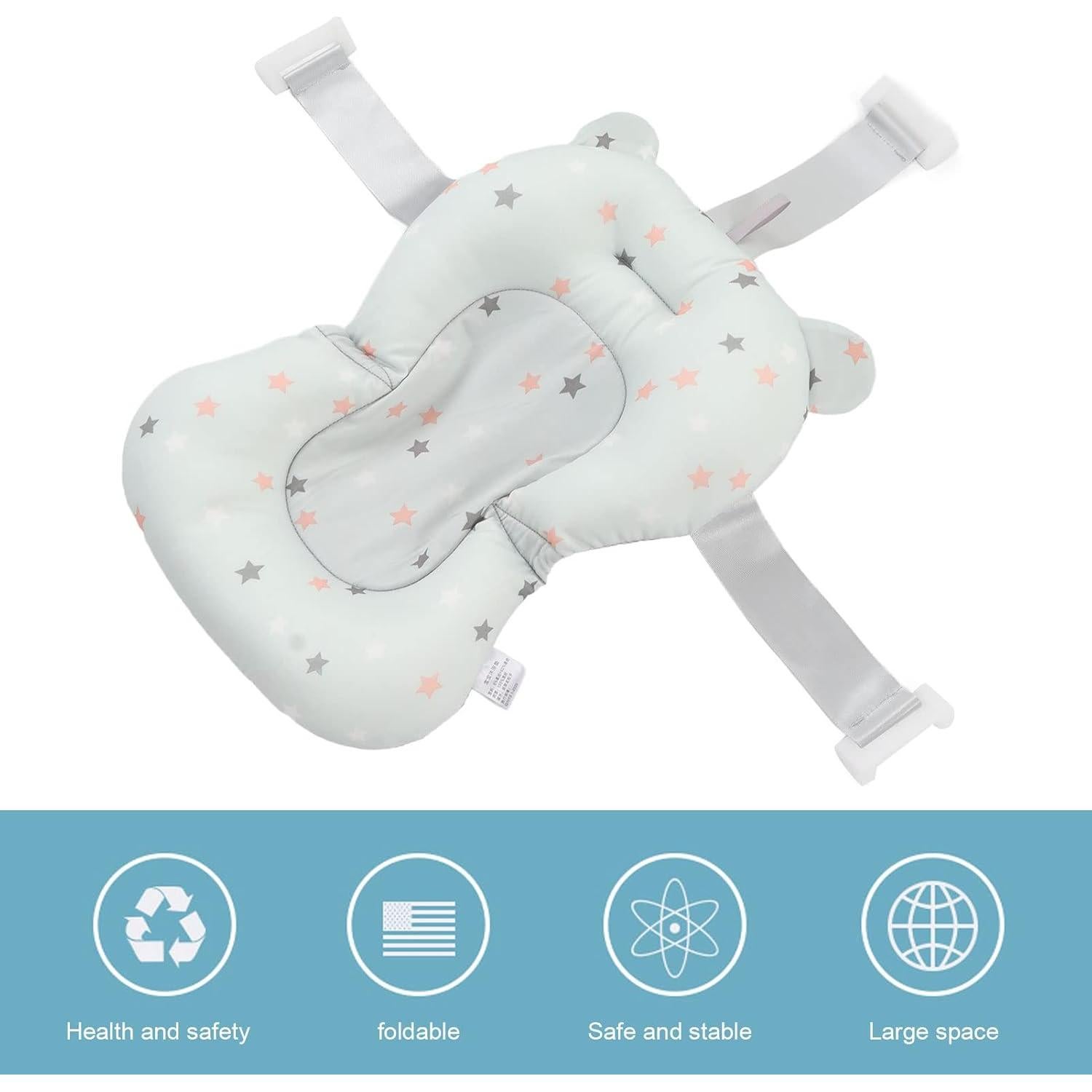 Cojín de Asiento para Baño de Bebé Luqeeg, Antideslizante