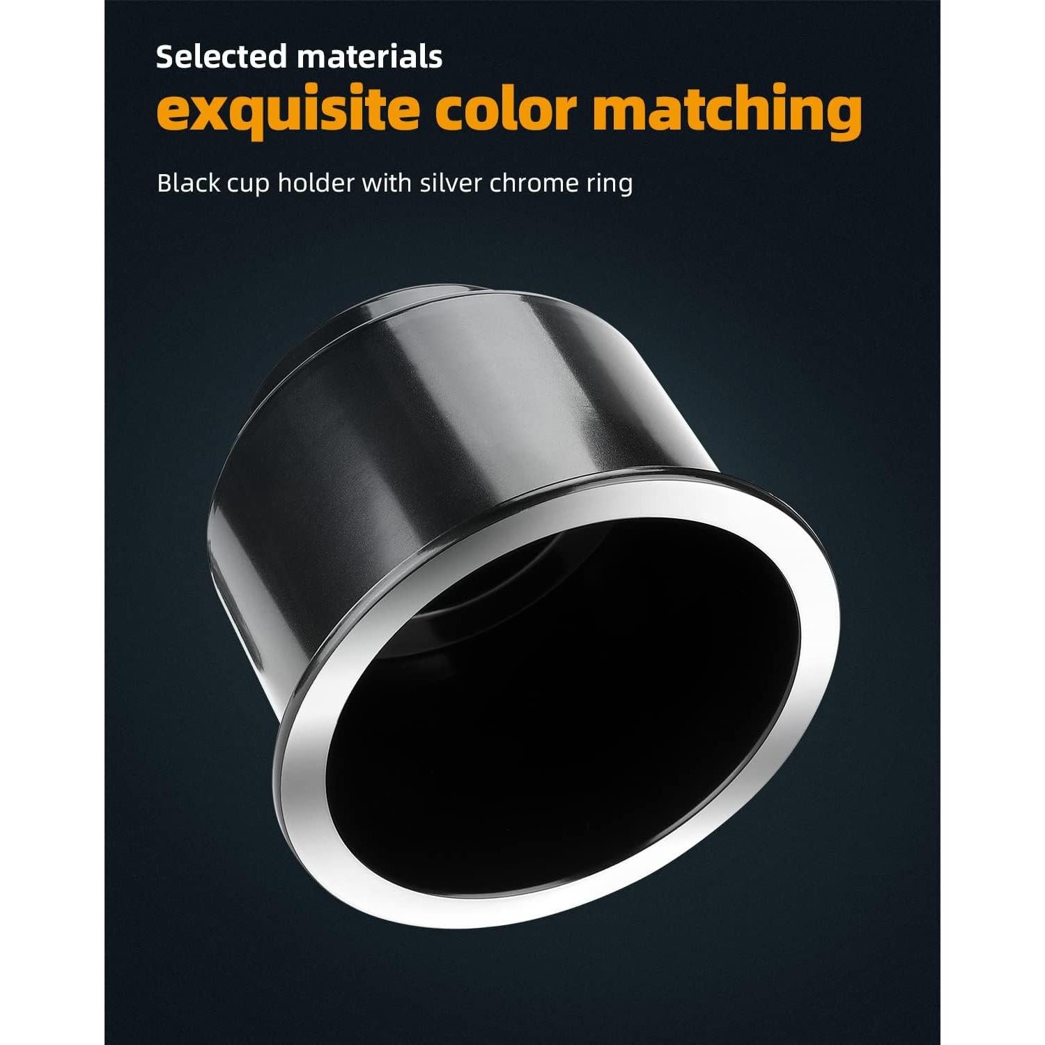 Insertos para Portavasos JoyTutus 2pcs Universal 9.5-10.4cm