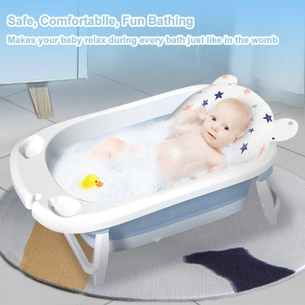 Almohadilla Antideslizante para Baño de Bebé Blanca - Secado Rápido