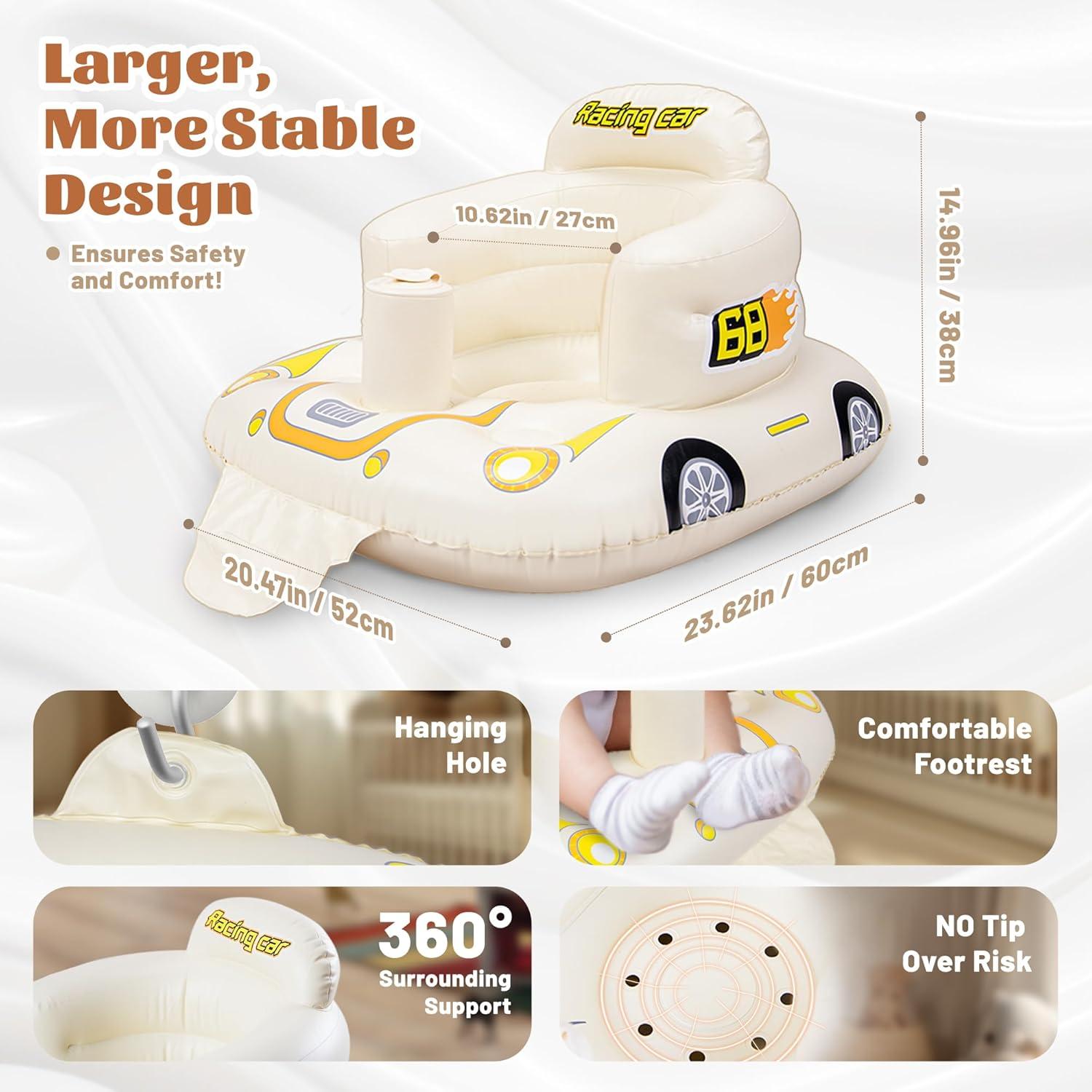 Asiento Inflable para Bebés JOSEN - Aprender a Sentarse 0.58 kg