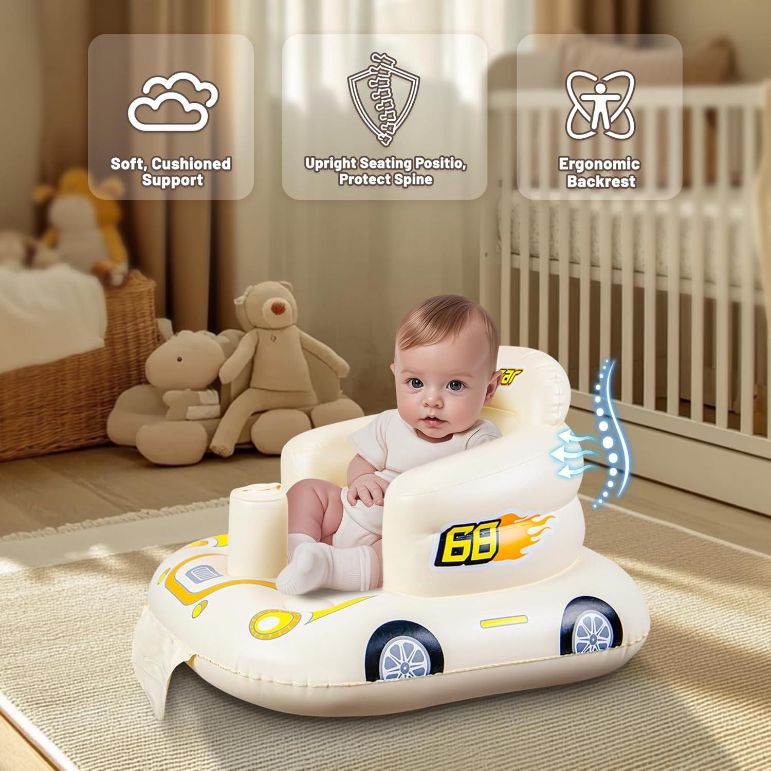 Asiento Inflable para Bebés JOSEN - Aprender a Sentarse 0.58 kg