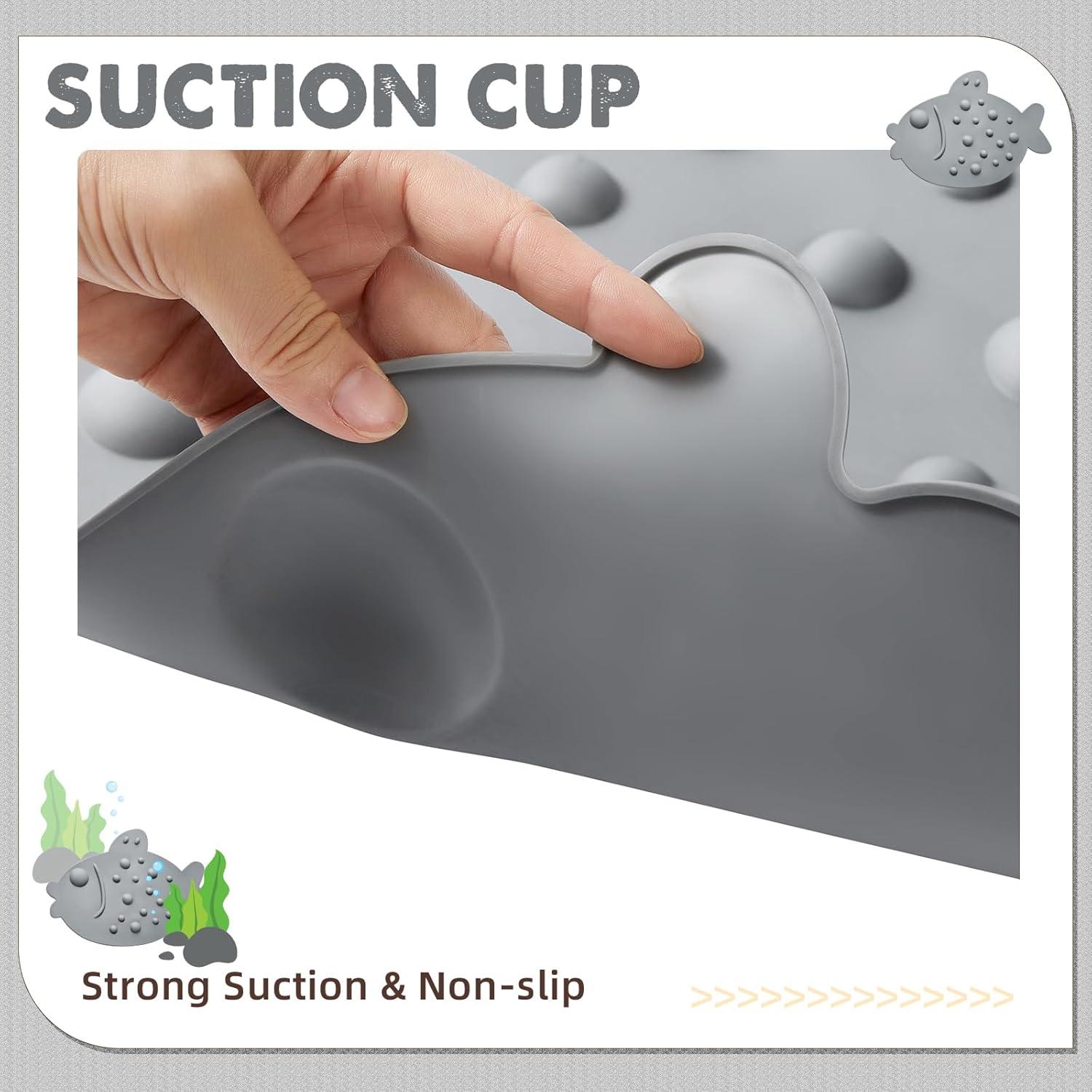 Alfombrilla Antideslizante ZHICHENG para Baño 57.9x41.7cm Gris