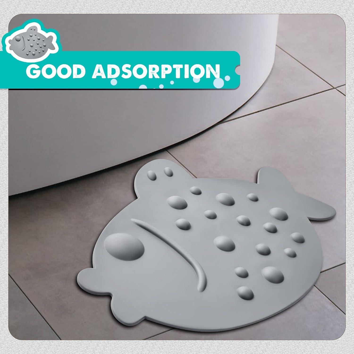 Alfombrilla Antideslizante ZHICHENG para Baño 57.9x41.7cm Gris