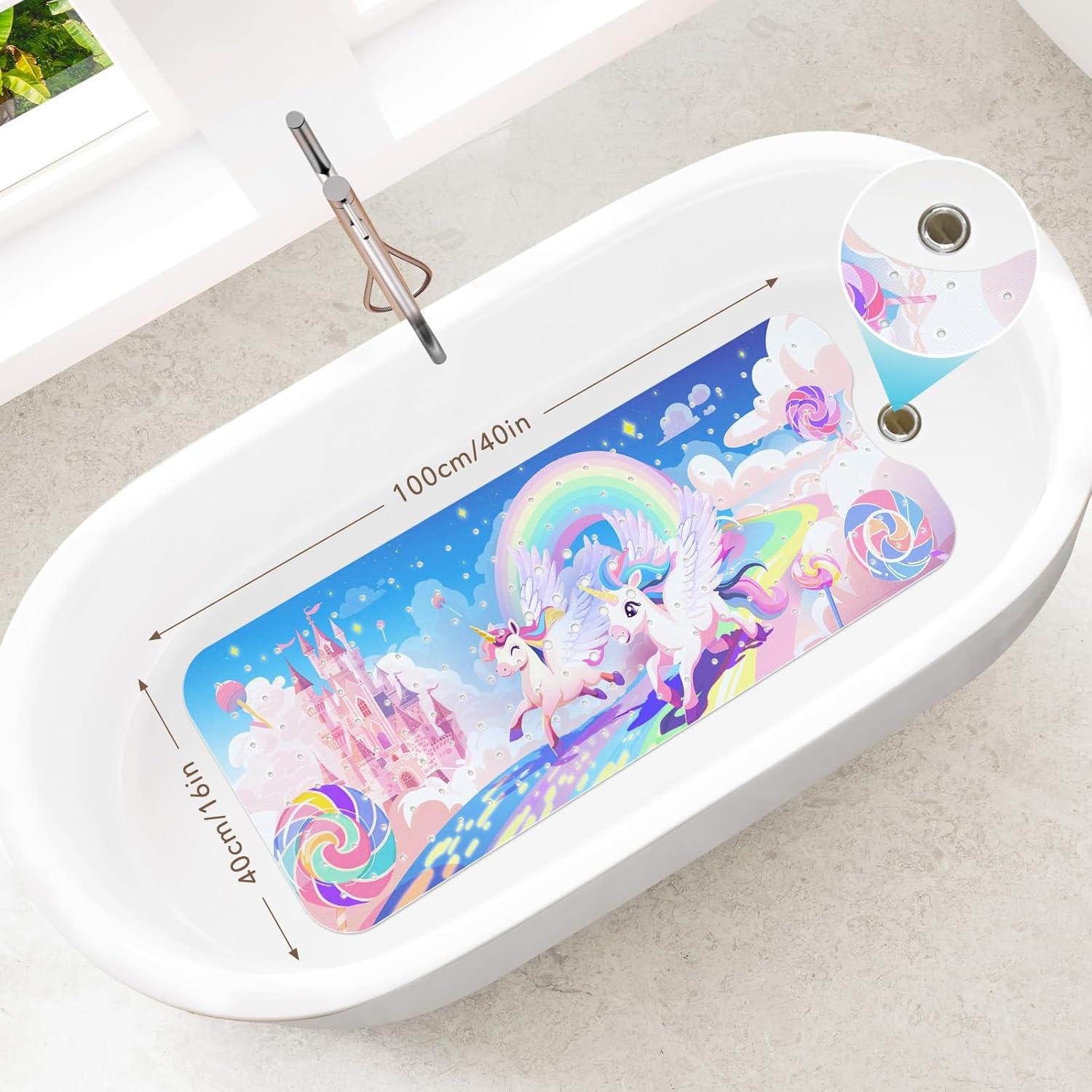 Alfombrilla de Baño Antideslizante SHUCHING Unicornio 101.6x40.6cm