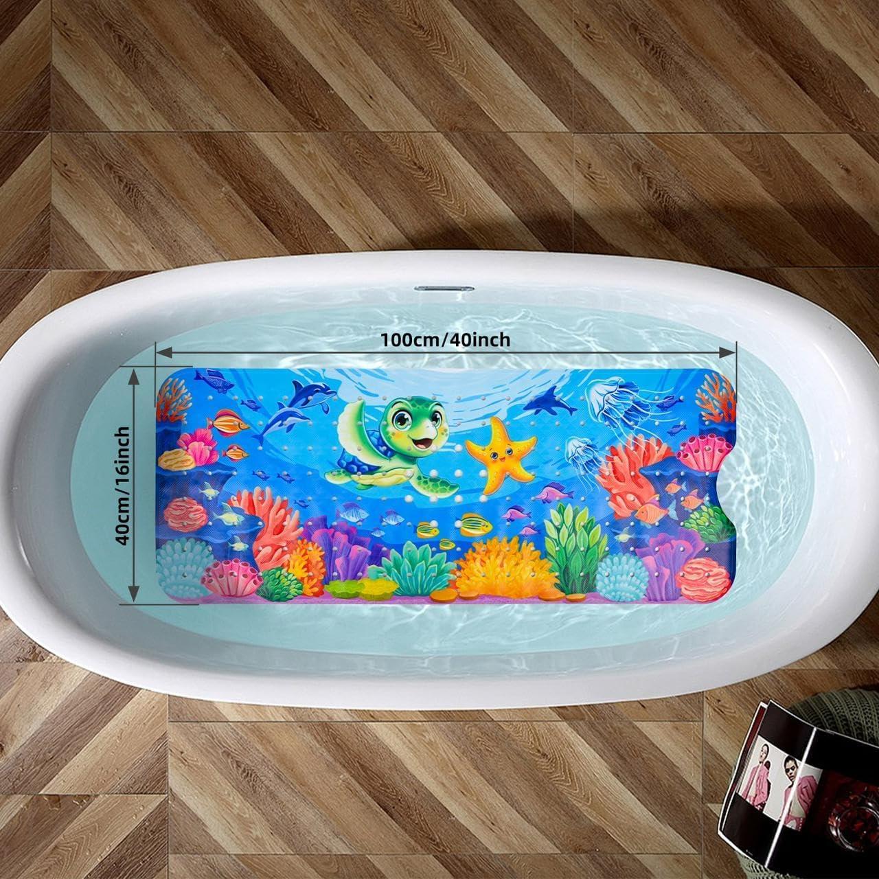 Alfombrilla de Baño Antideslizante REETUAL Tortuga 68.6x68.6 cm