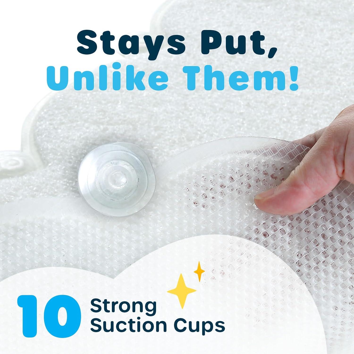 Tapete Antideslizante para Baño SlipX Solutions 43x74 cm Blanco