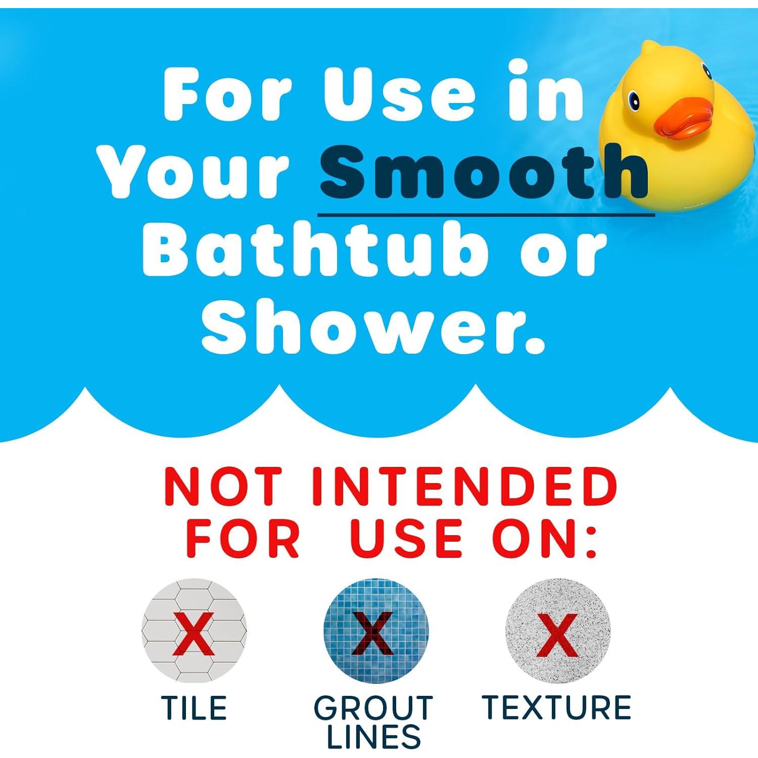 Tapete Antideslizante para Baño SlipX Solutions 43x74 cm Blanco