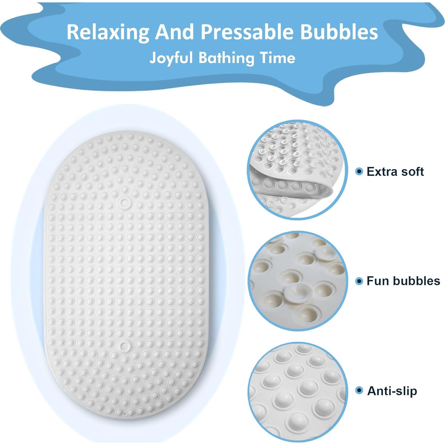 Alfombrilla de baño antideslizante Tiamo 70 x 40 cm para niños